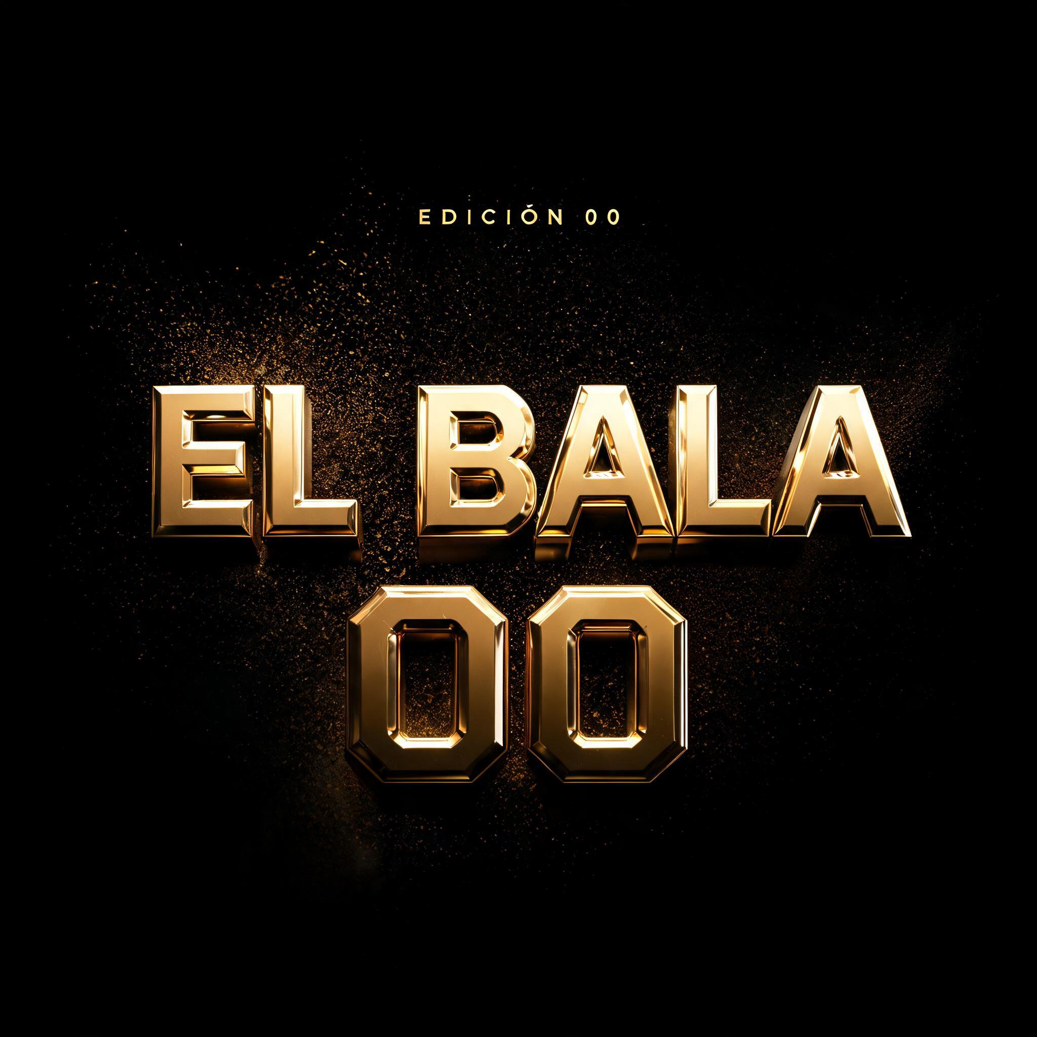 "EL BALA
00
EDICIÓN 00" — Chrome Metal 3d | AI Text Effect Generator