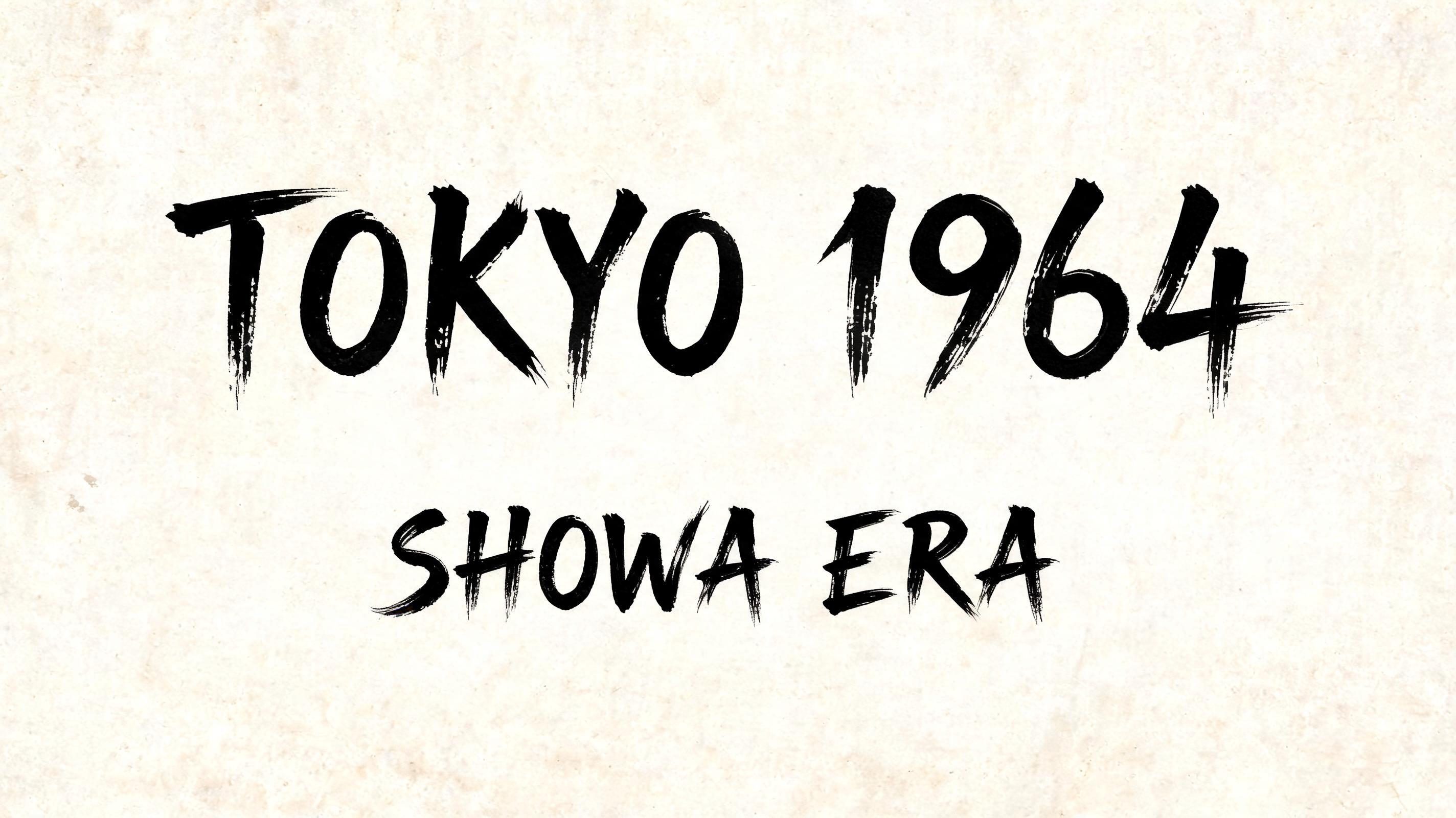 "TOKYO 1964
SHOWA ERA" — Brush Japanese Ink | AI Text Effect Generator