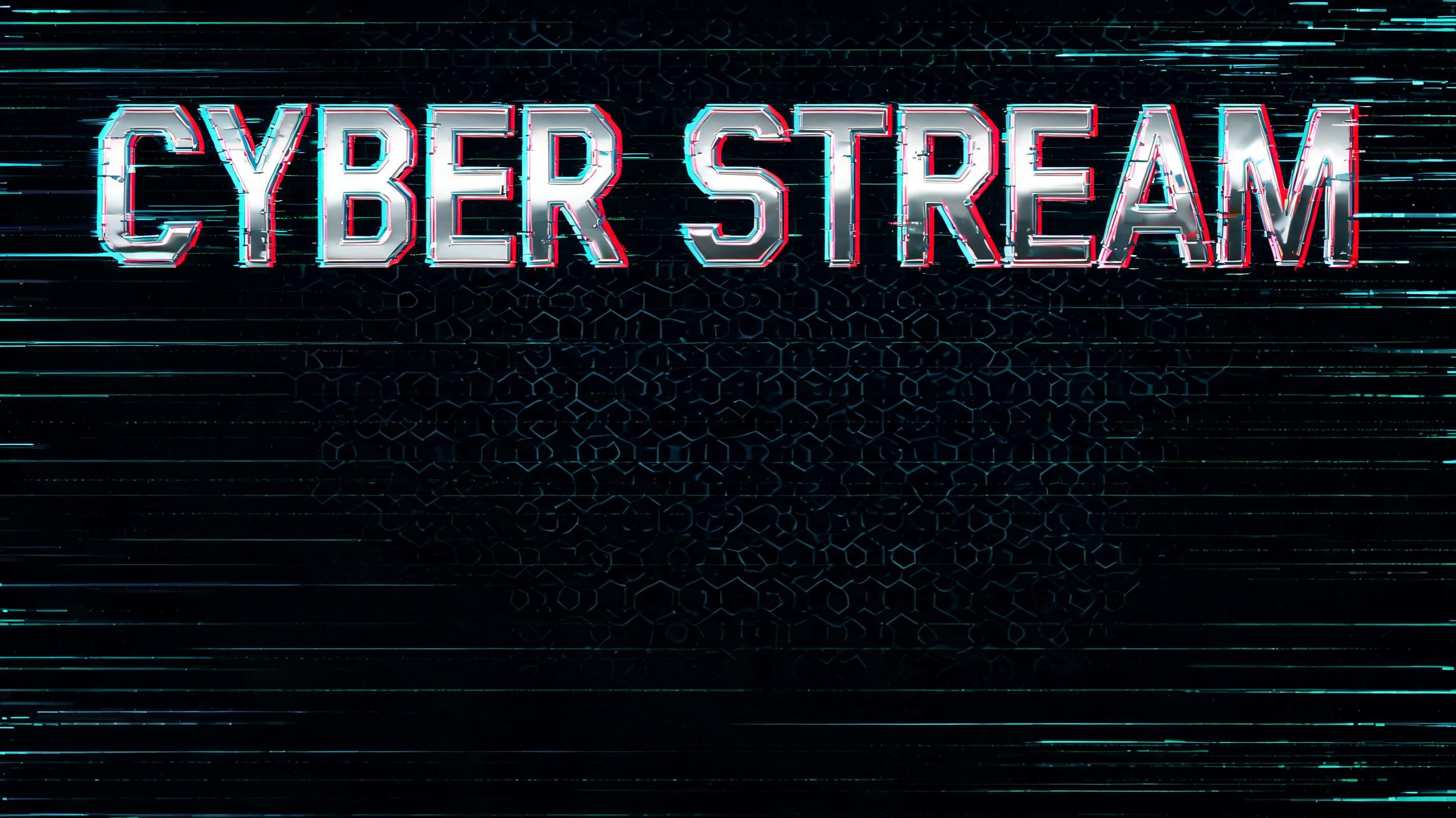 "CYBER STREAM" — Cyberpunk | AI Text Effect Generator