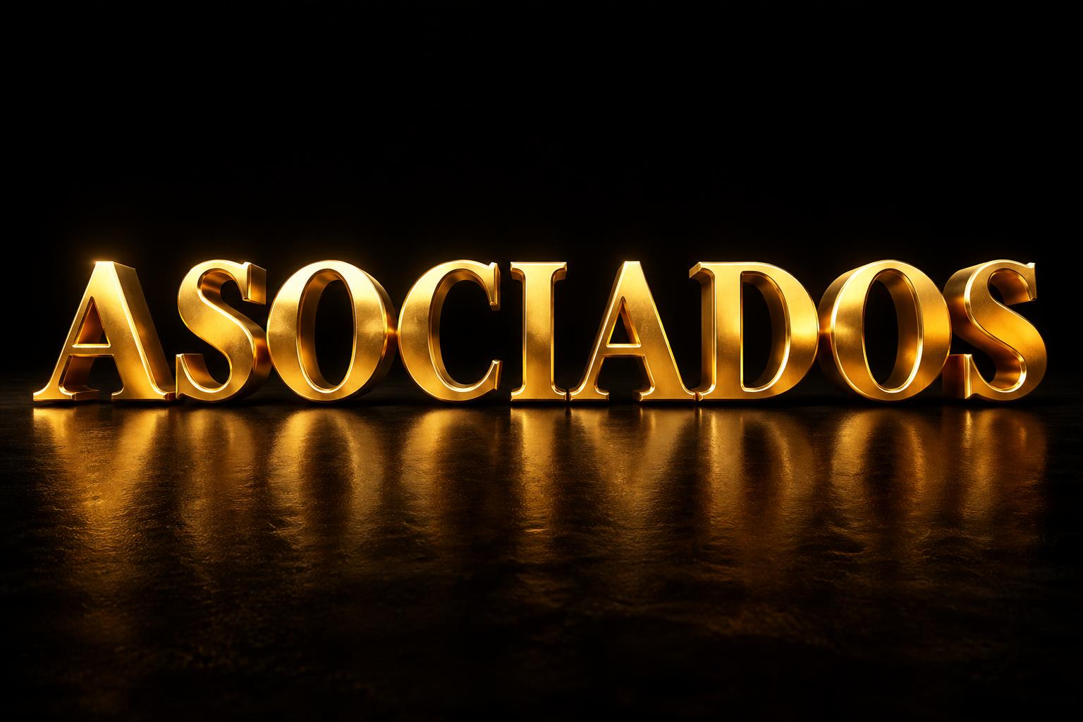 "ᴀꜱᴏᴄɪᴀᴅᴏꜱ" — 3d Bold Gold | AI Text Effect Generator