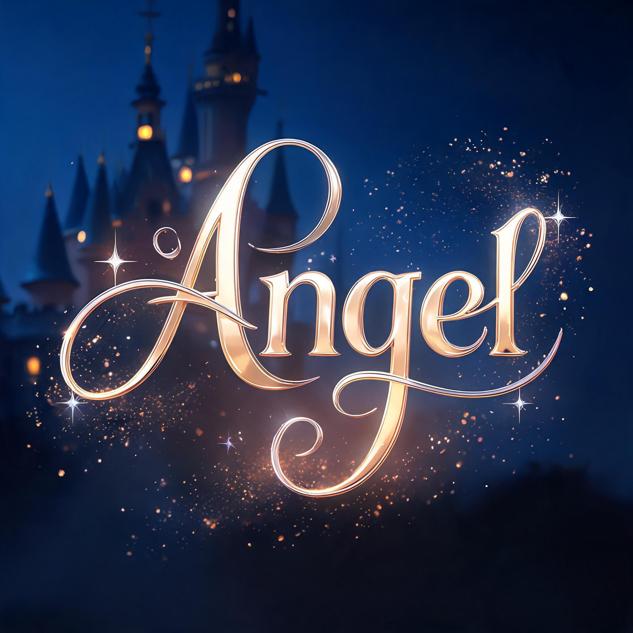 "Angel" — Fairy Tale | AI Text Effect Generator