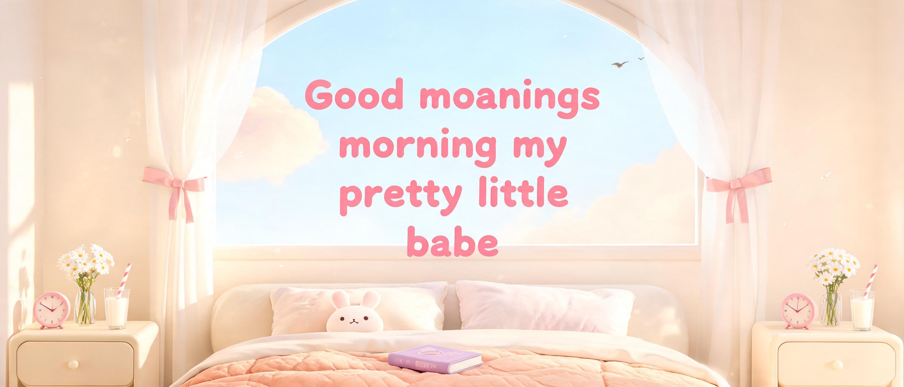 "Good moanings morning my pretty little babe" —  | AI Text Effect Generator