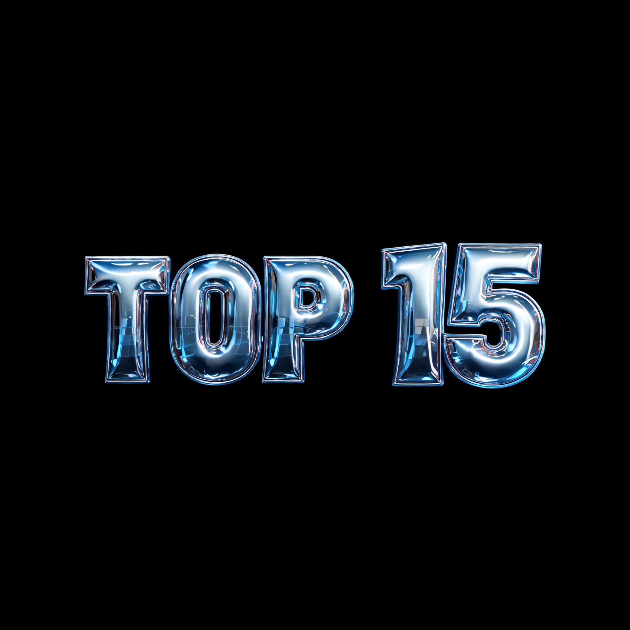 "TOP 15" — Chrome Metal 3d | AI Text Effect Generator