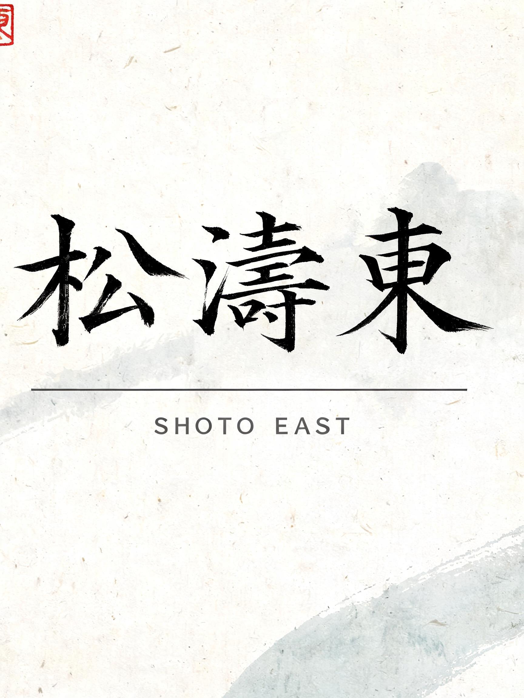 "松濤東
SHOTO EAST
TOKYO · 2026
渋谷の東、静かな輪郭
東" — Brush Chinese Ink | AI Text Effect Generator