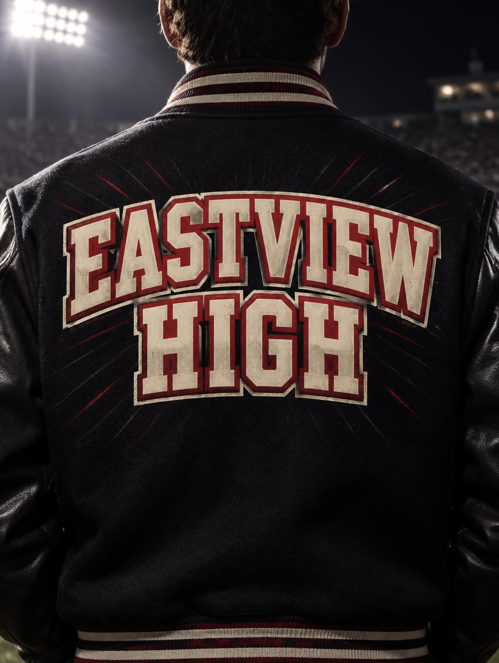 "EASTVIEW HIGH" — Sports | AI Text Effect Generator