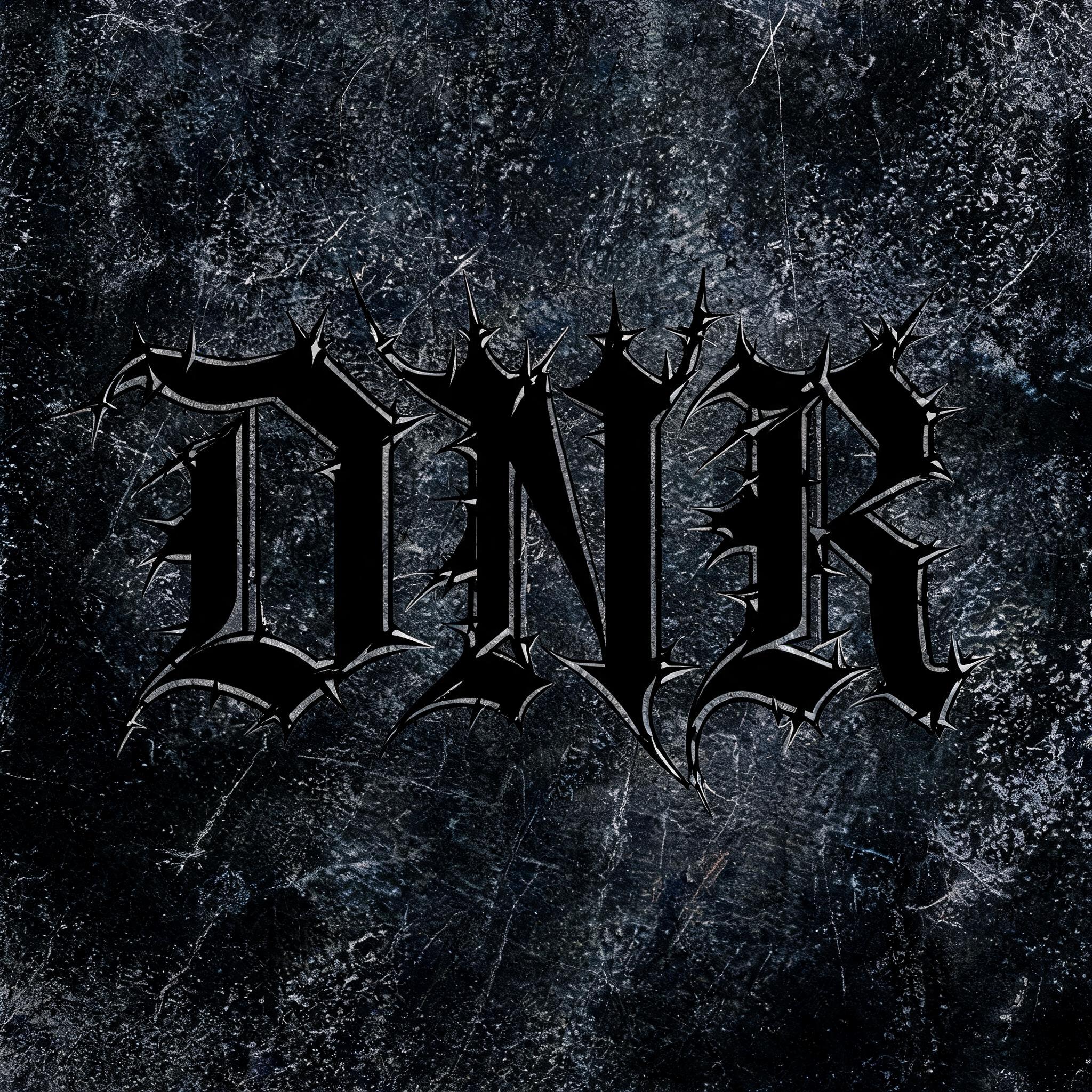 "DNR" — Gothic Font | AI Text Effect Generator
