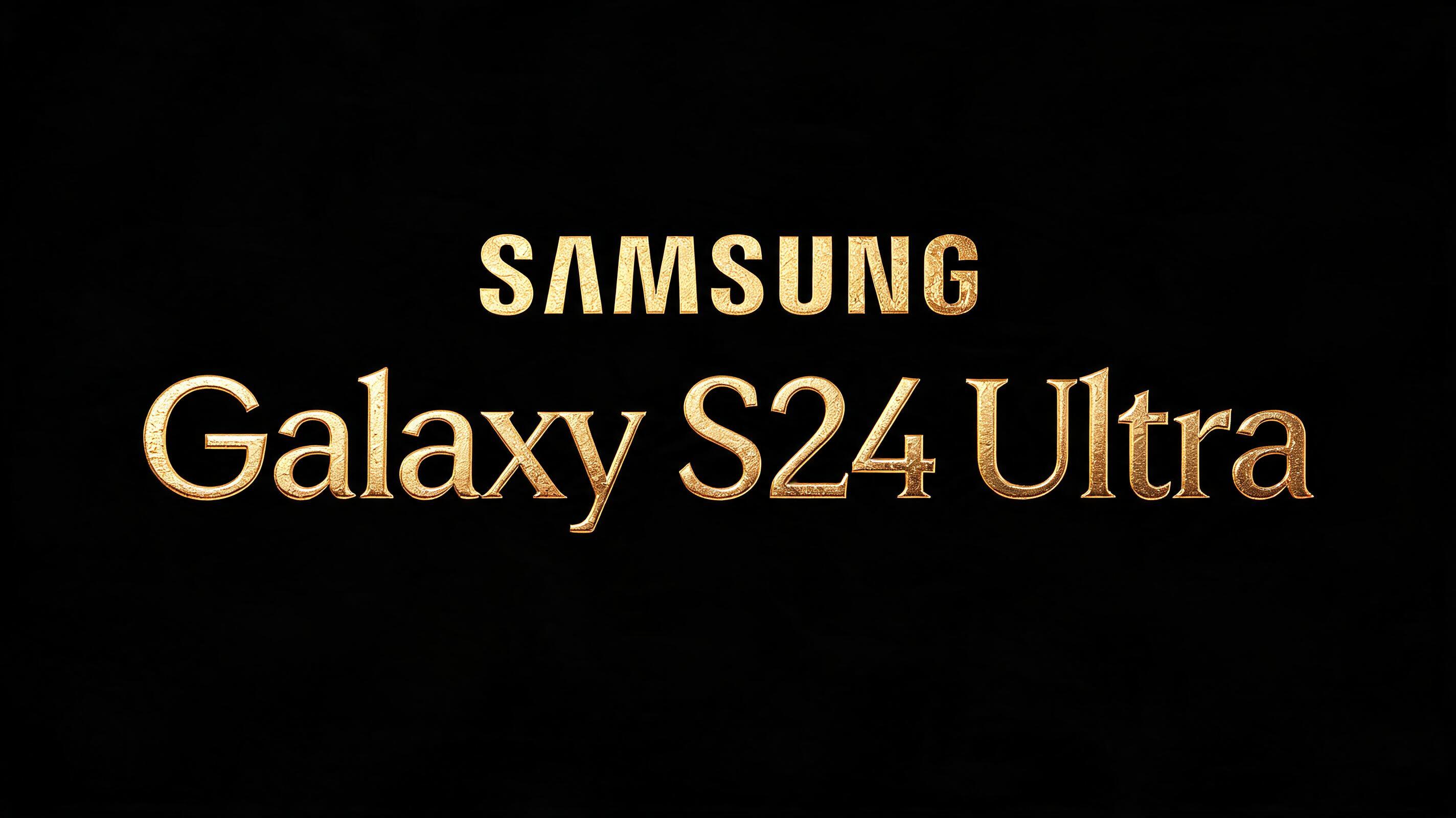 "SAMSUNG
Galaxy S24 Ultra" — Luxury Gold | AI Text Effect Generator