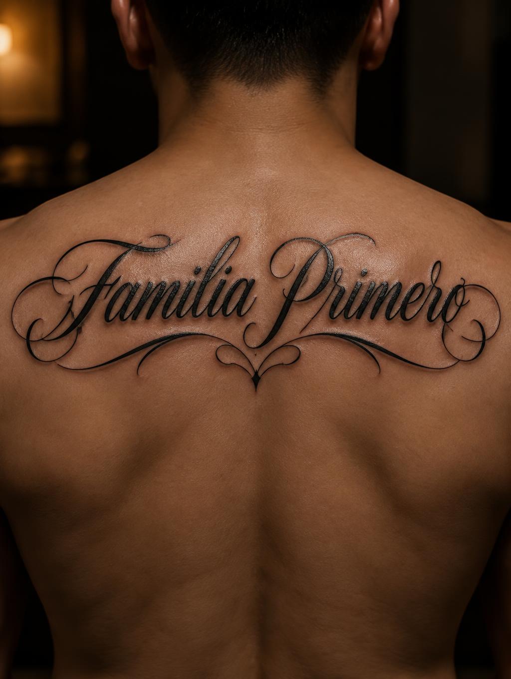 "Familia Primero" — Chicano | AI Text Effect Generator