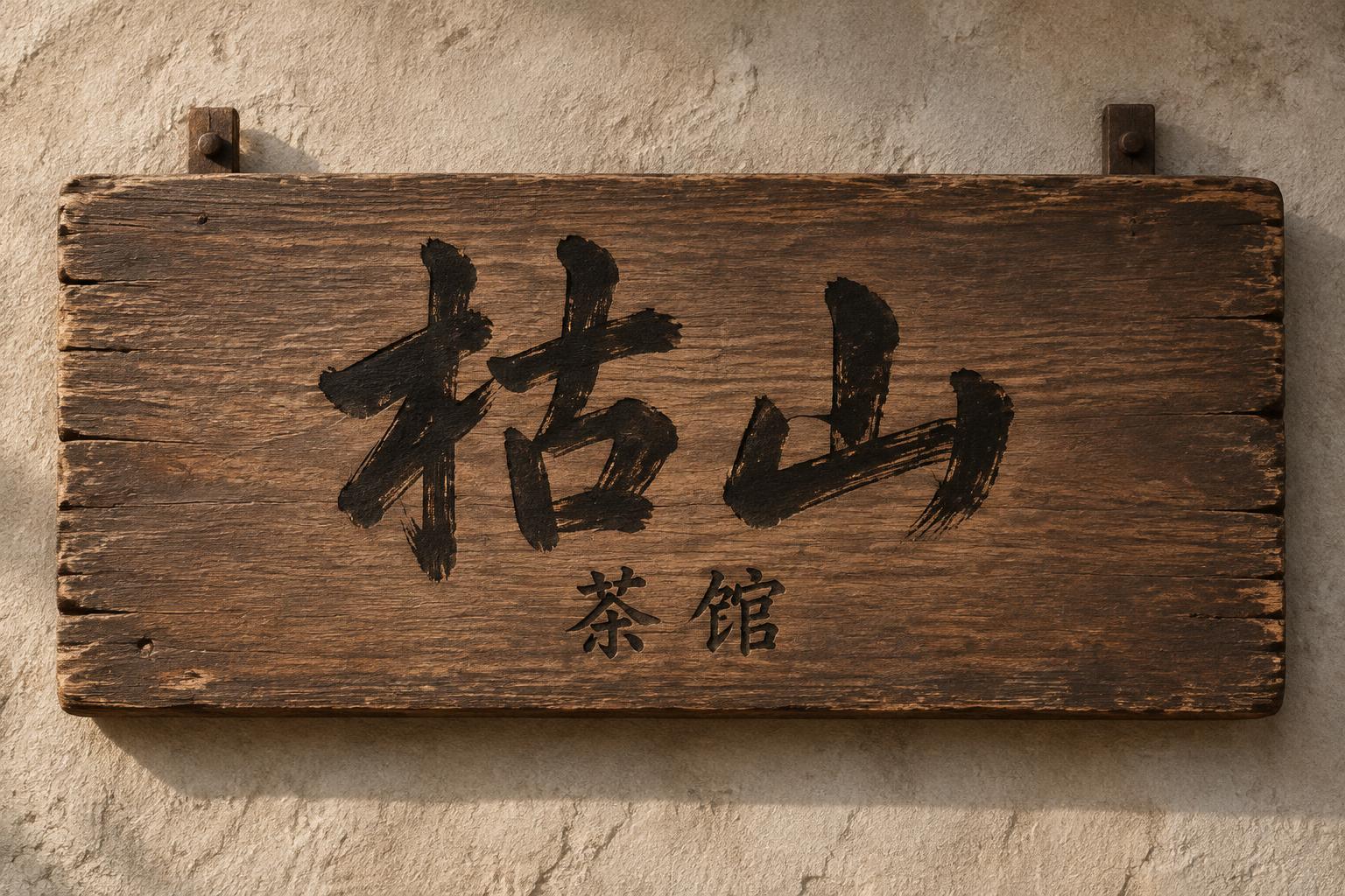 "枯山
茶馆" — Brush Stroke | AI Text Effect Generator