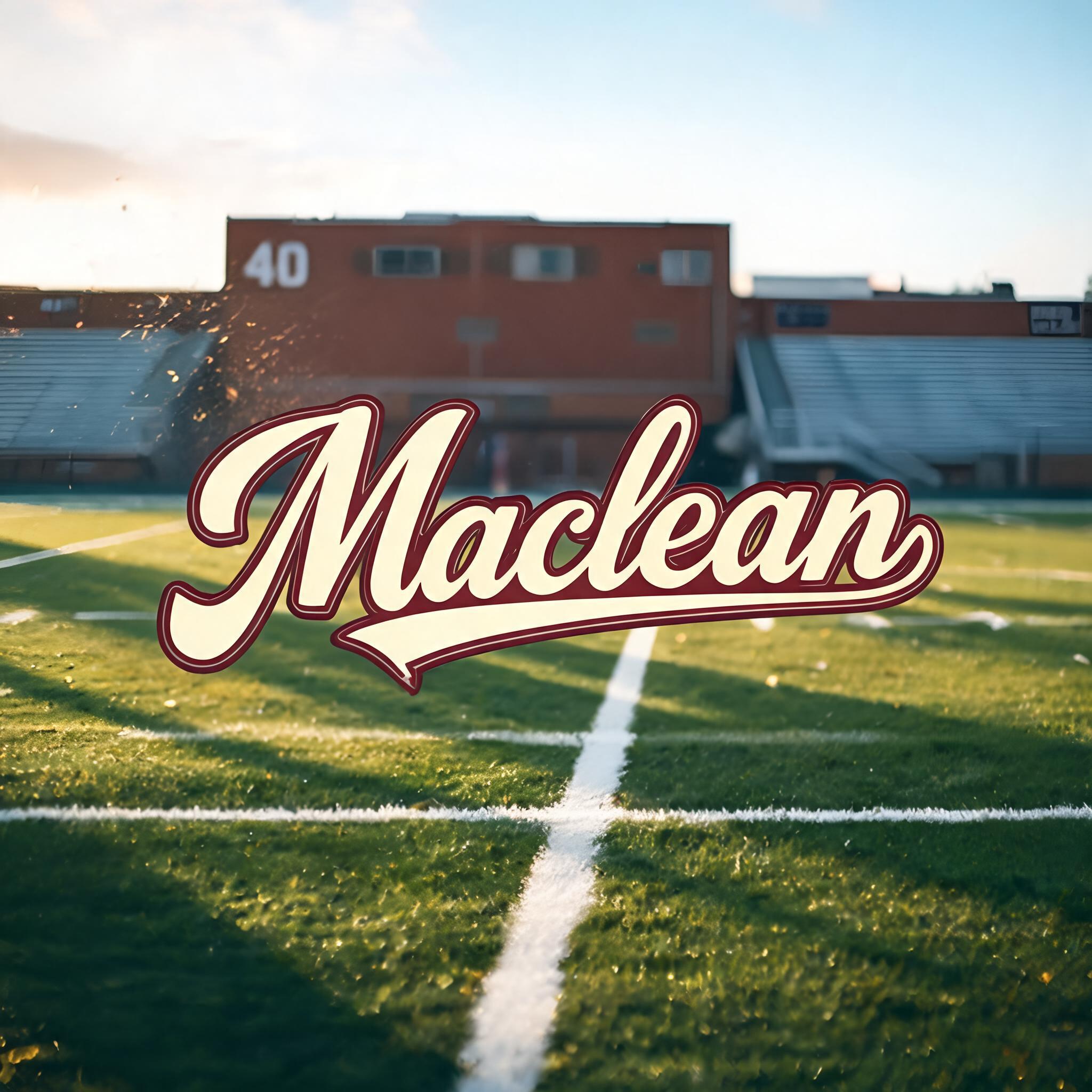 "Maclean" —  | AI Text Effect Generator