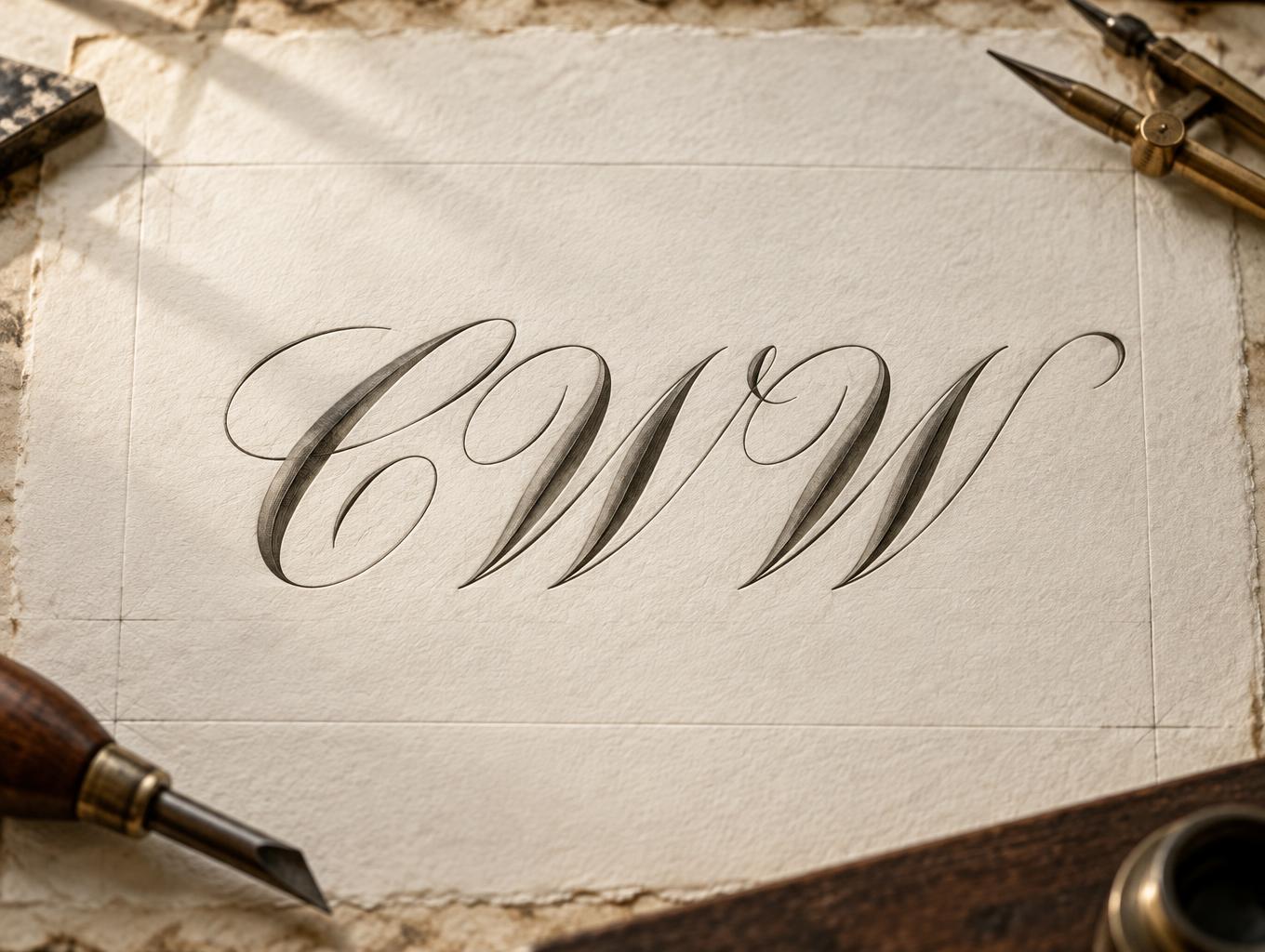 "CWW" —  | AI Text Effect Generator