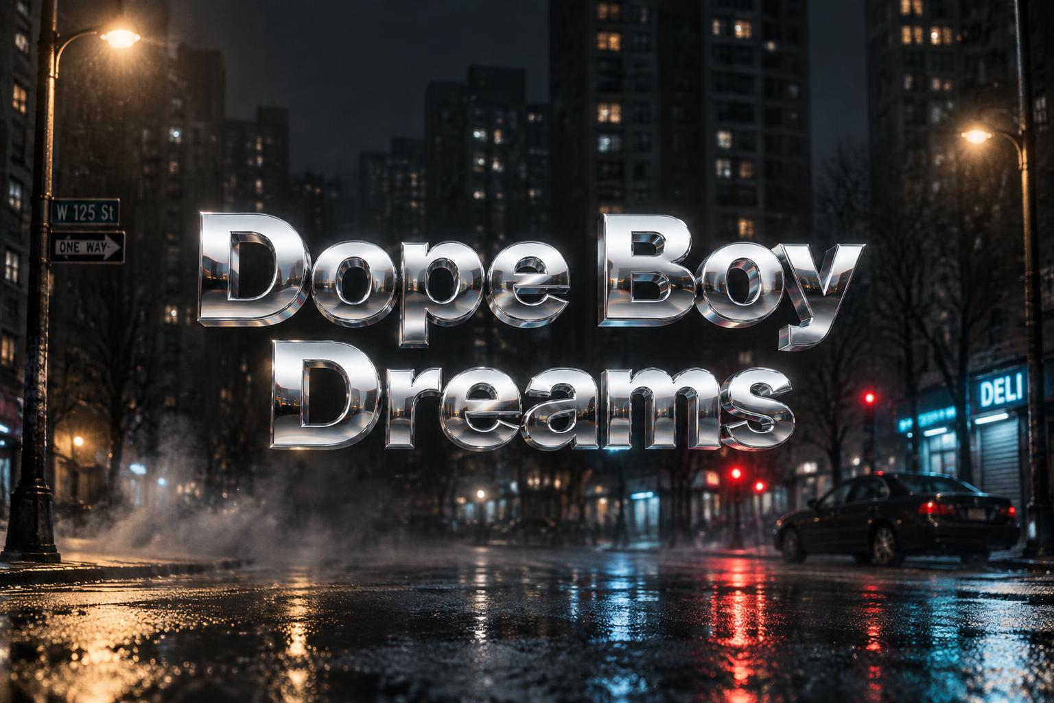"Dope Boy Dreams" —  | AI Text Effect Generator
