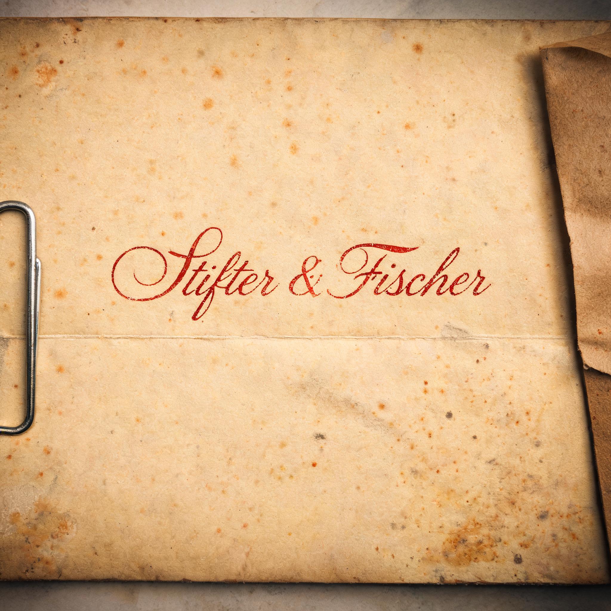 " Stifter & Fischer" — Vintage | AI Text Effect Generator