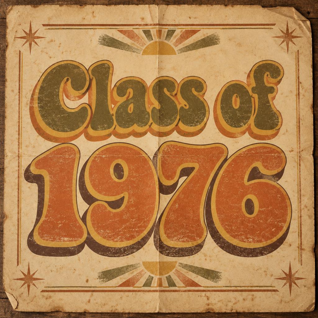 "Class of
1976" — Vintage | AI Text Effect Generator