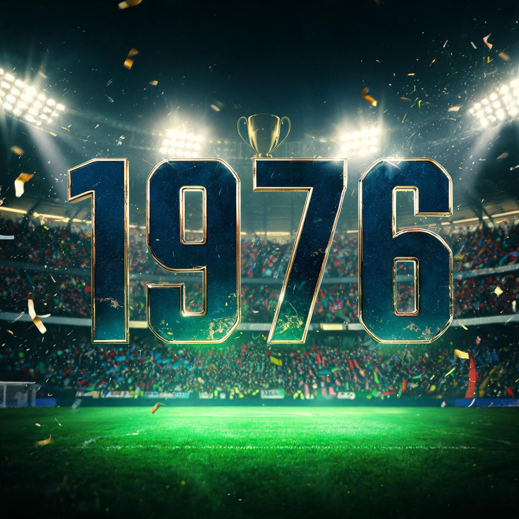 "1976" — Sports Football | AI Text Effect Generator