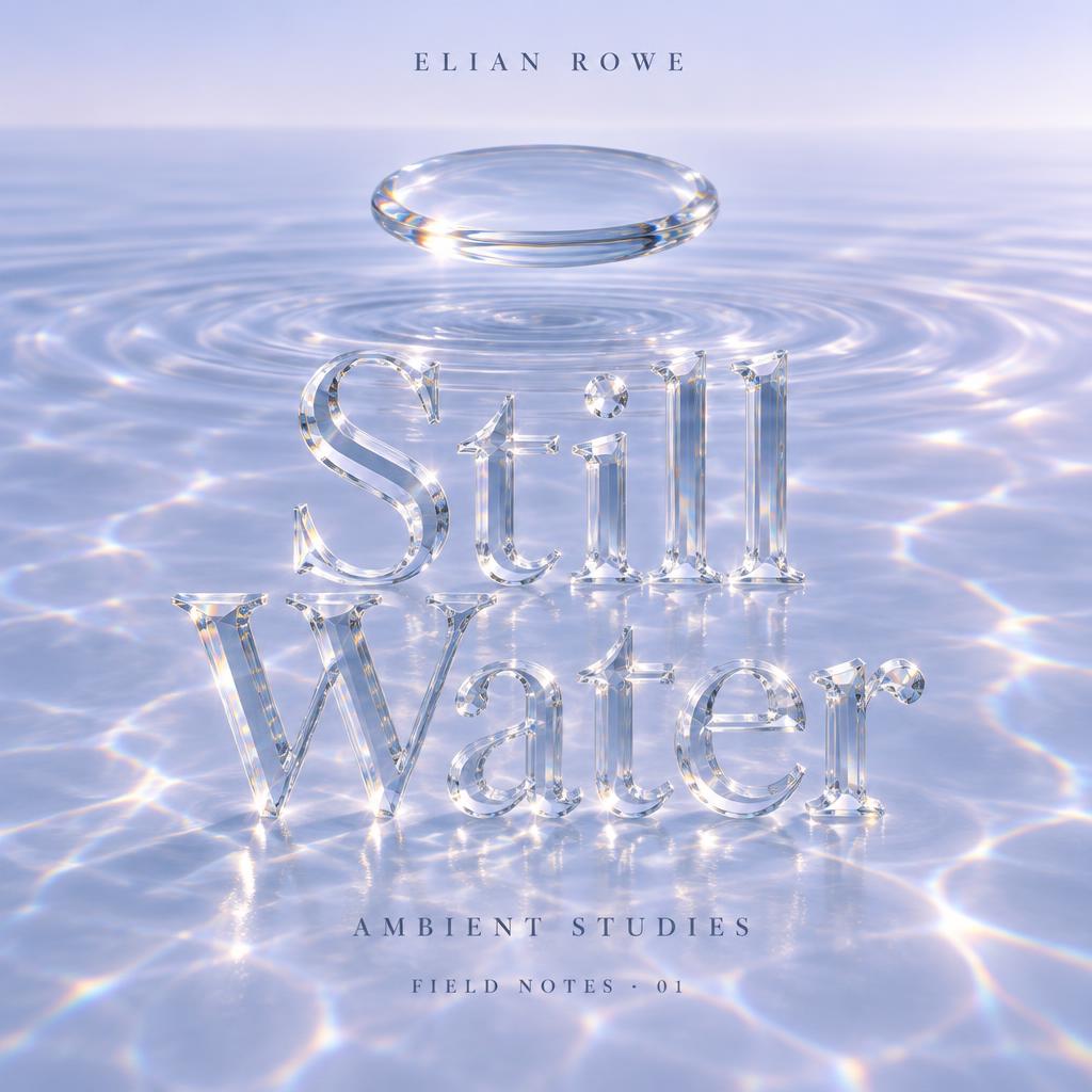 "Still Water
ELIAN ROWE
AMBIENT STUDIES
FIELD NOTES · 01" — Glass | AI Text Effect Generator