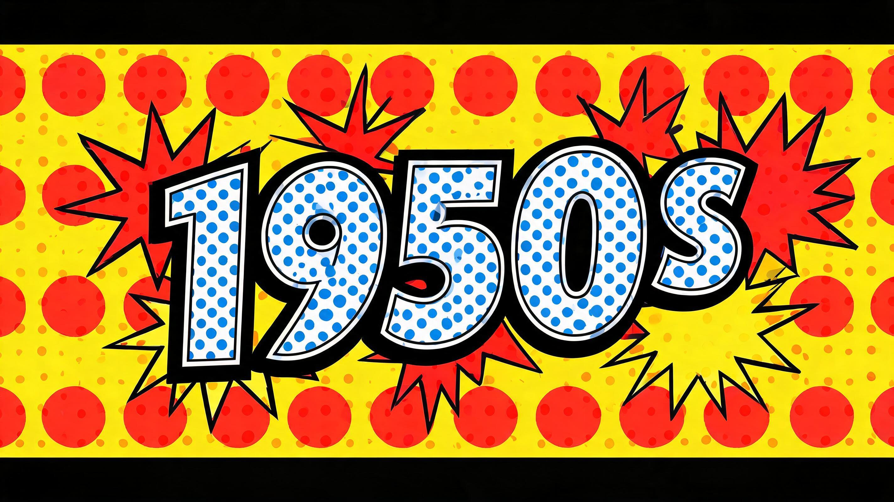 "1950s" — Pop Art | AI Text Effect Generator