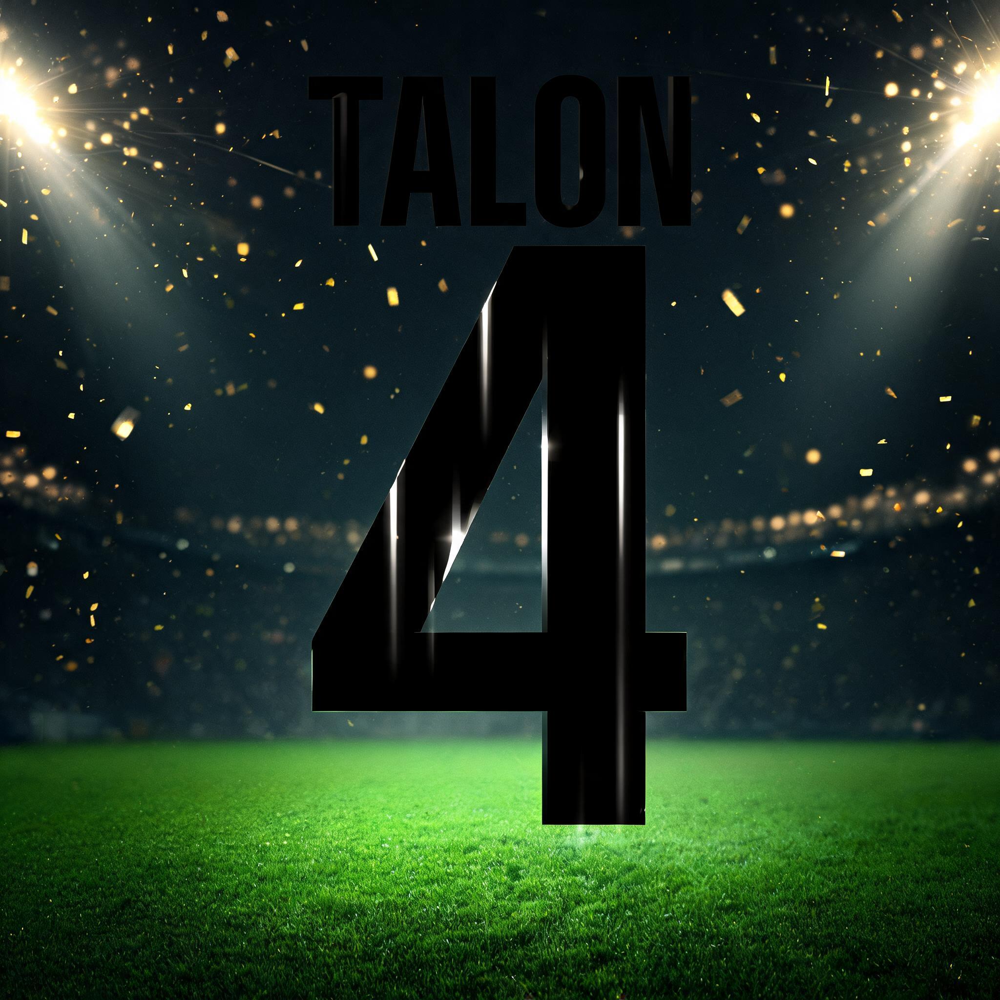 "Talon #4" — Sports Football | AI Text Effect Generator