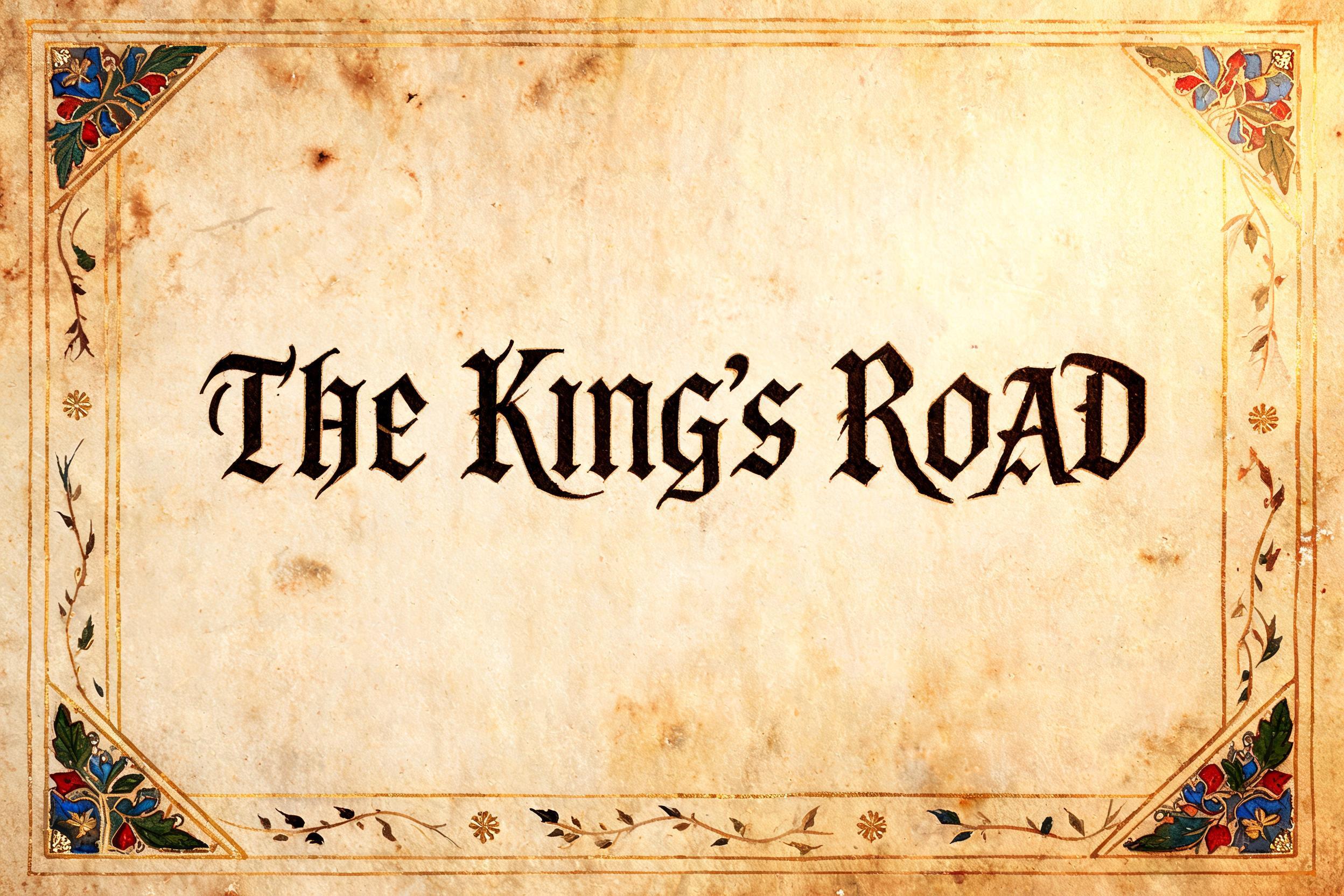 "THE KING'S ROAD" — Medieval | AI Text Effect Generator