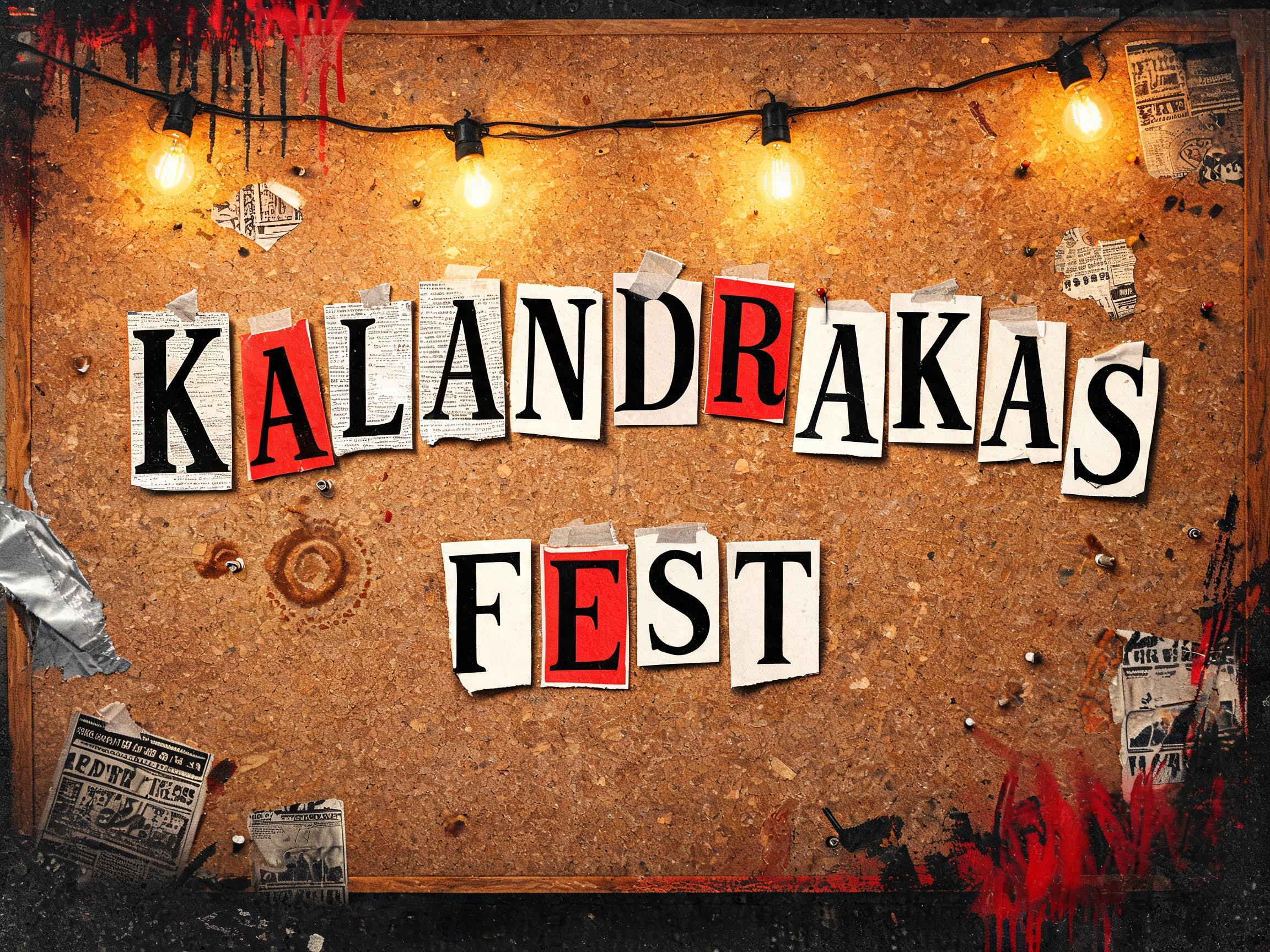 "KALANDRAKAS FEST" —  | AI Text Effect Generator