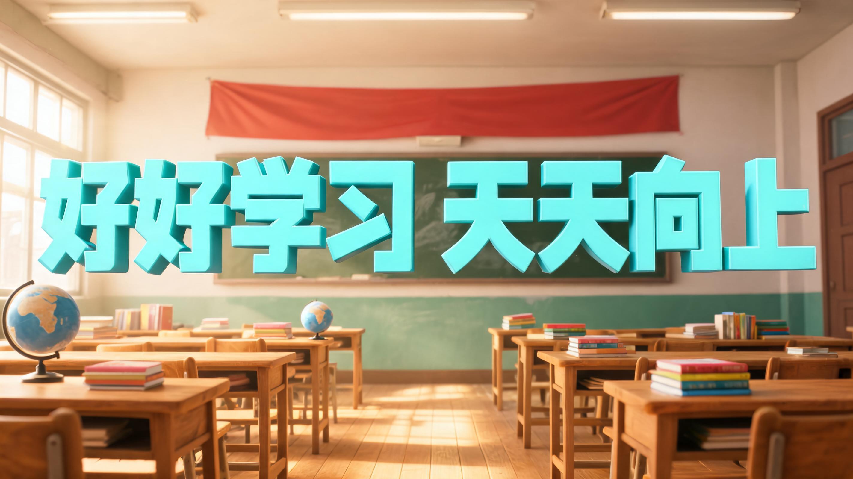"好好学习天天向上" —  | AI Text Effect Generator