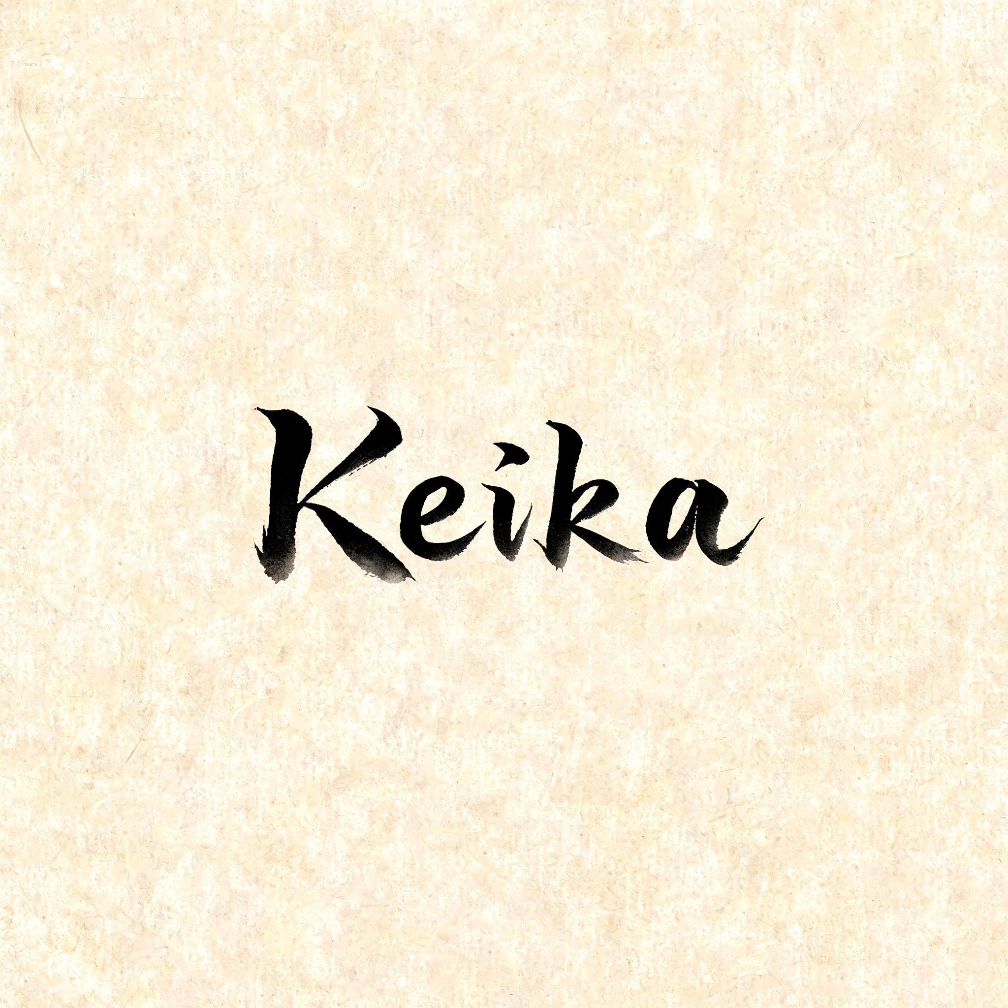 "Keika" — Brush Japanese Ink | AI Text Effect Generator