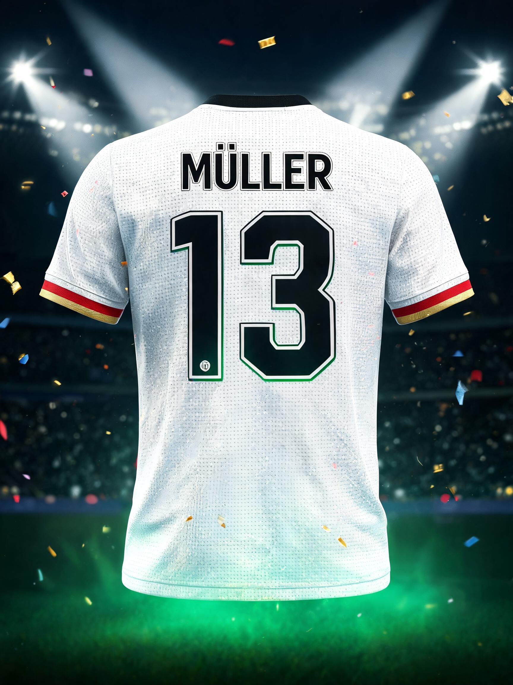 "MÜLLER
13" — Sports Football | AI Text Effect Generator