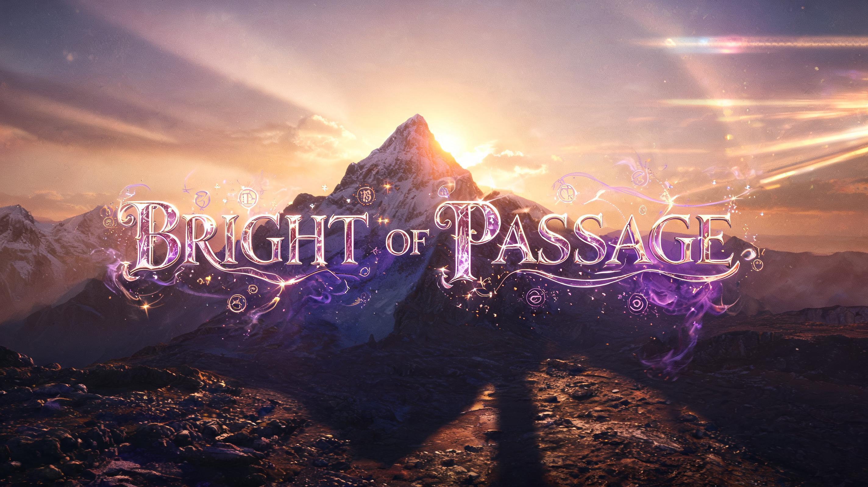 "Bright of Passage" — Magic Fantasy | AI Text Effect Generator