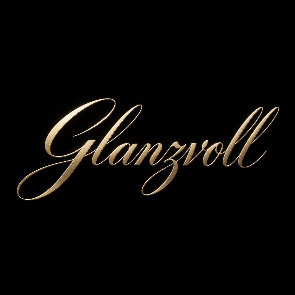 "Glanzvoll" — Elegant Script | AI Text Effect Generator