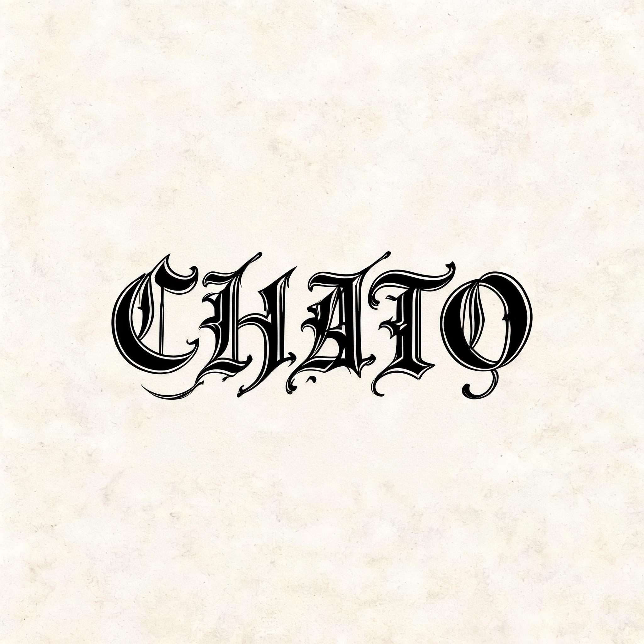 "CHATO" — Gothic | AI Text Effect Generator