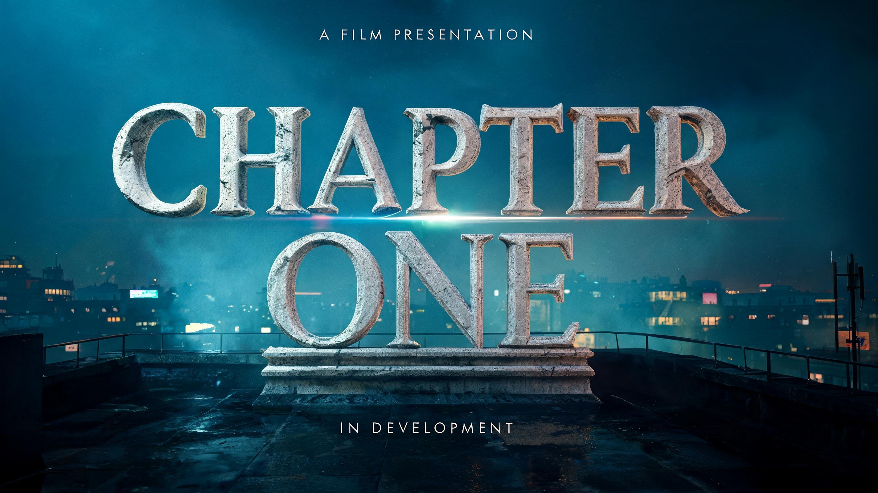 "CHAPTER
ONE
A FILM PRESENTATION
IN DEVELOPMENT" — Cinematic Netflix | AI Text Effect Generator