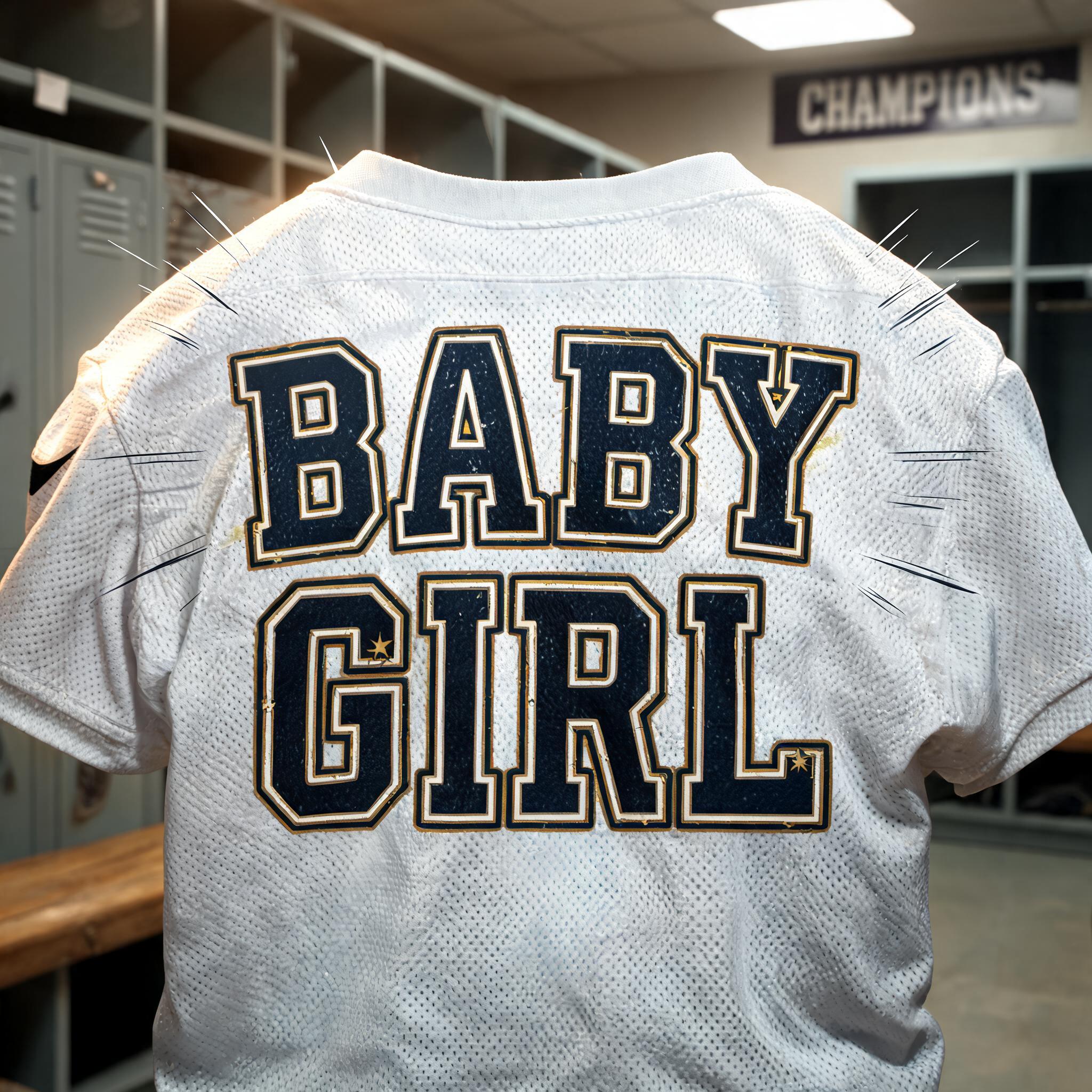 "baby girl" — Sports | AI Text Effect Generator