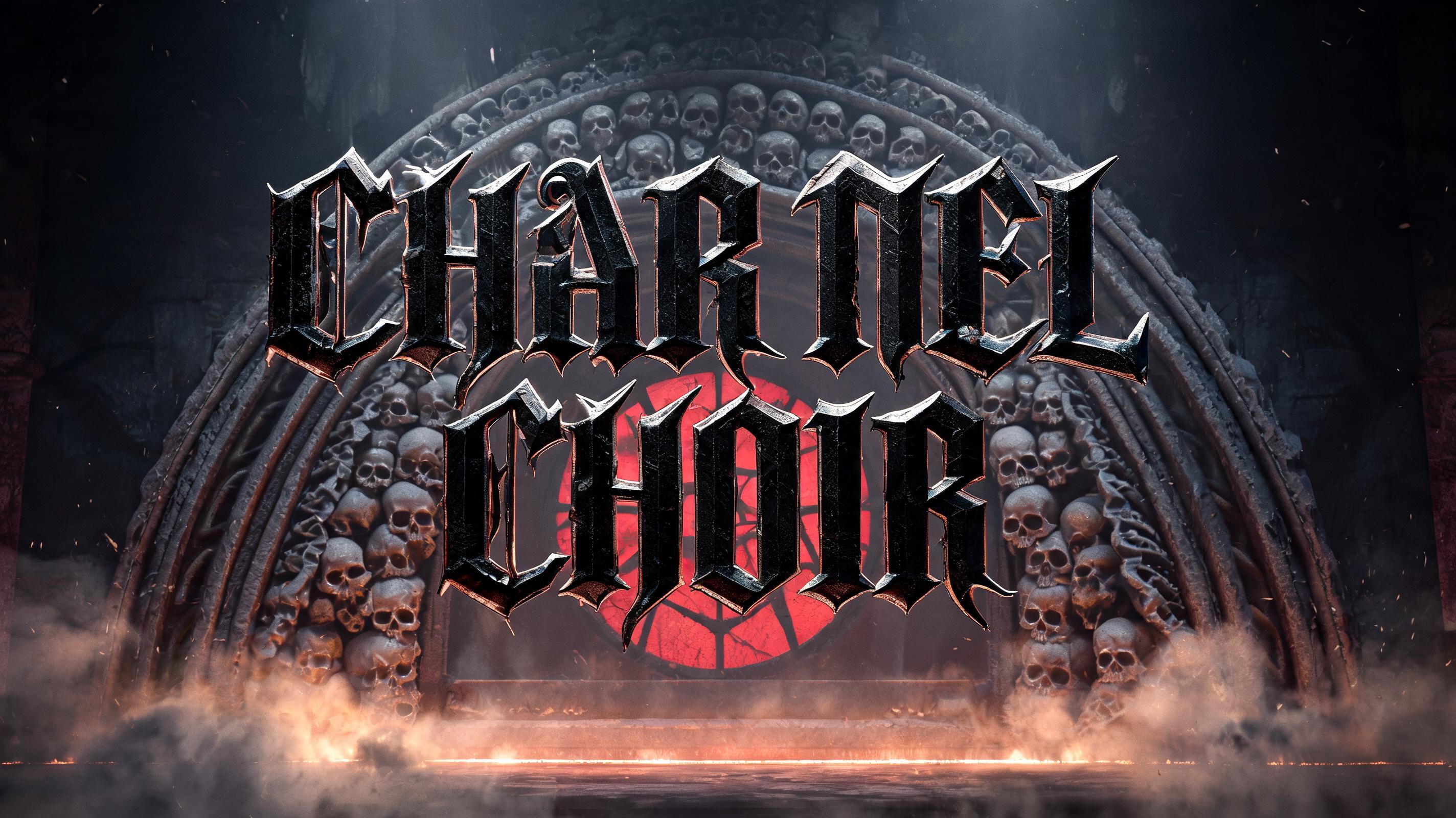 "CHAR NEL
CHOIR" — Gothic | AI Text Effect Generator
