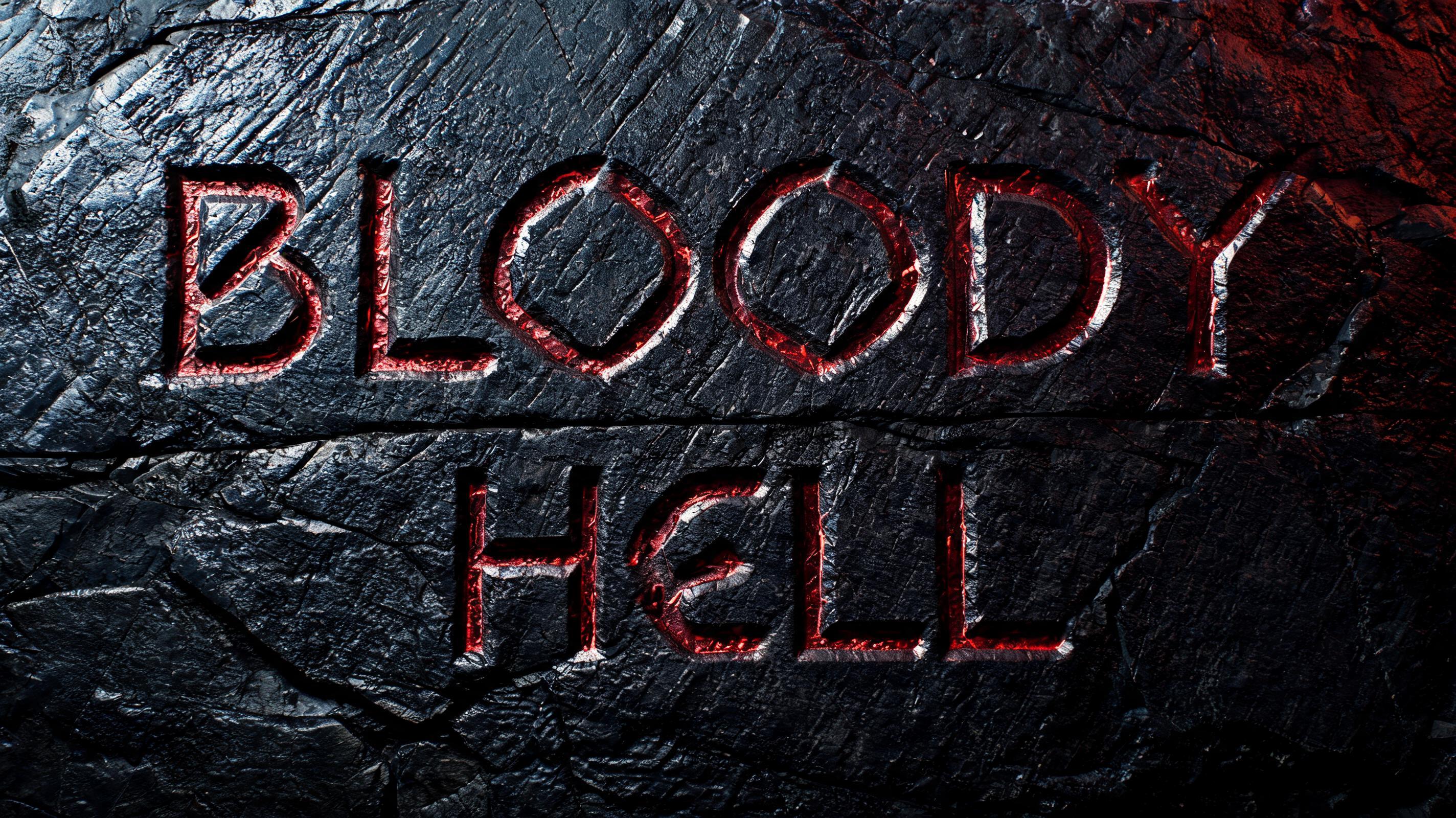 "BLOODY HELL" — Viking Runic | AI Text Effect Generator