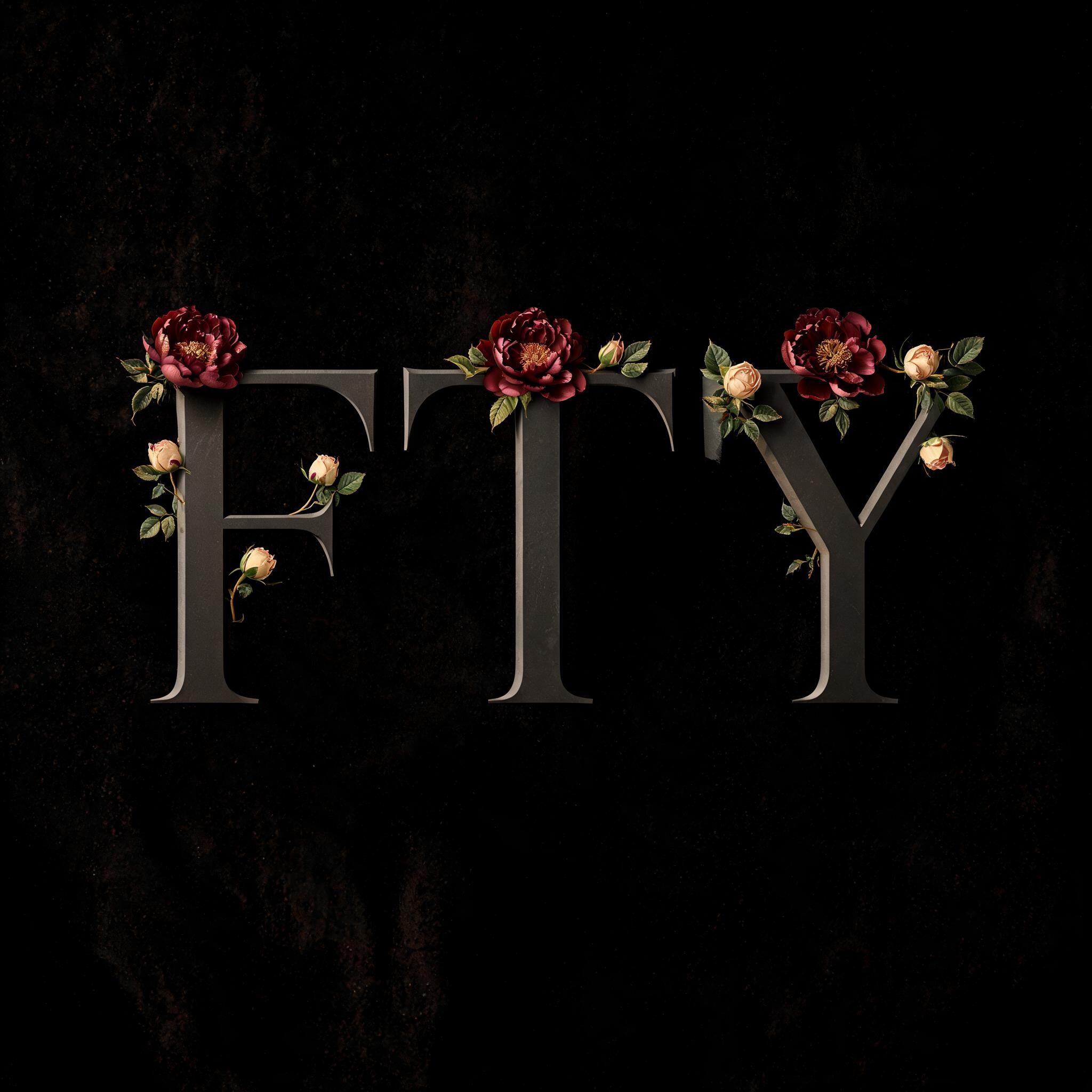 "FTY" — Floral | AI Text Effect Generator