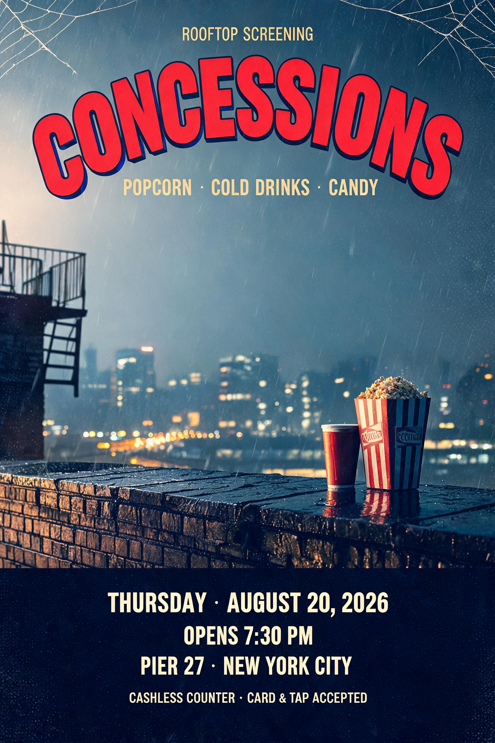 "Concessions" — Spider Hero | AI Text Effect Generator