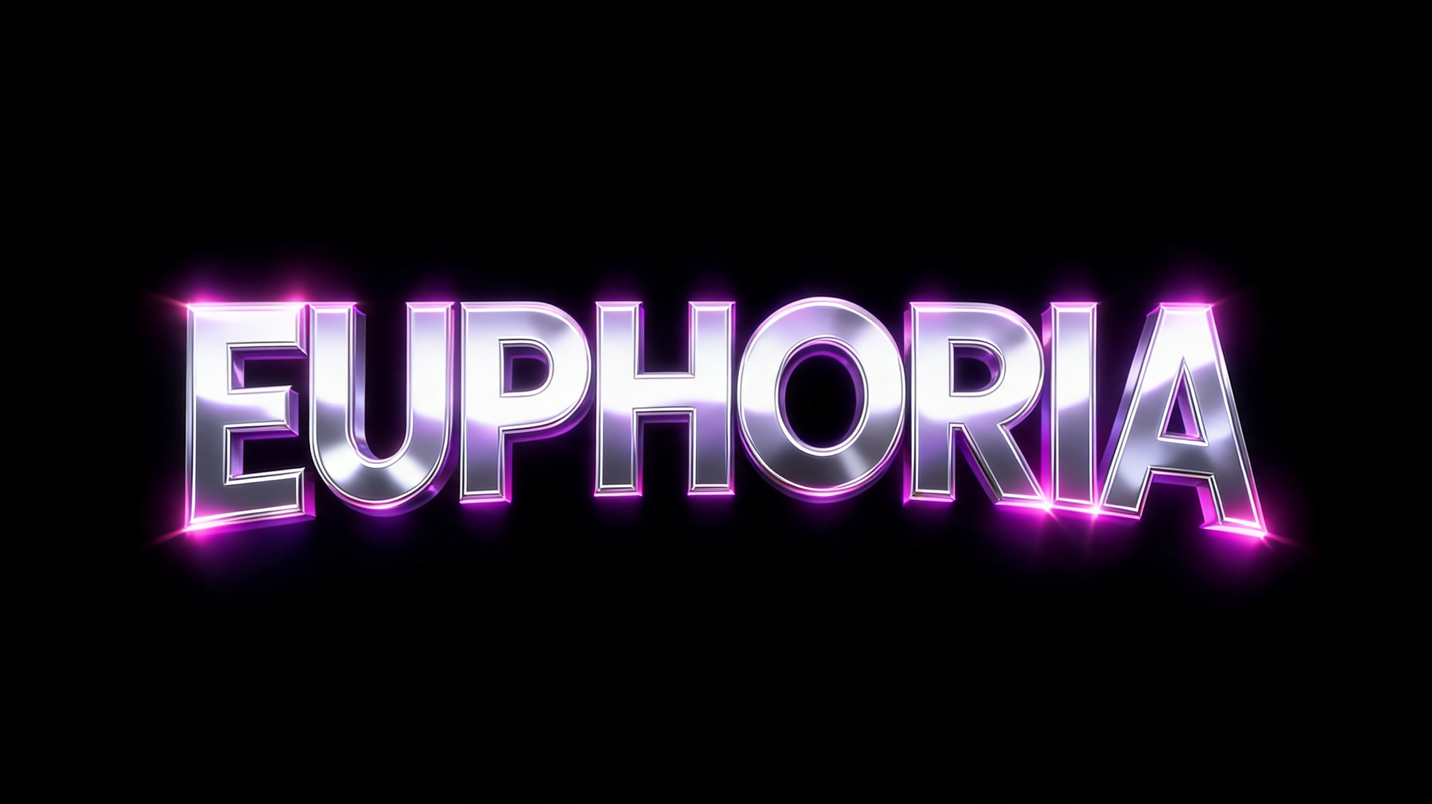 "EUPHORIA" — Diy text effect