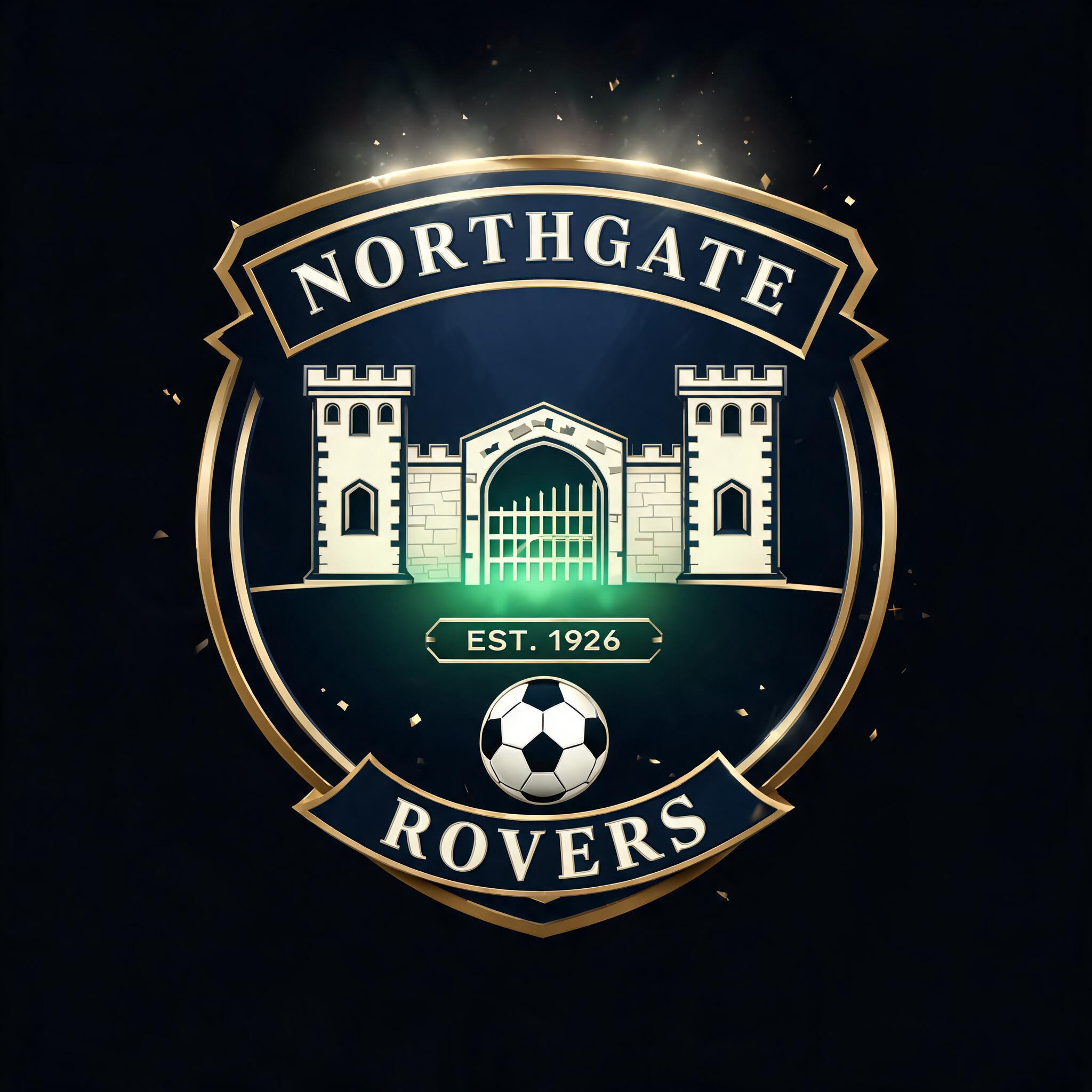 "Create a team crest for the soccer club Northgate Rovers" — Sports Football | AI Text Effect Generator