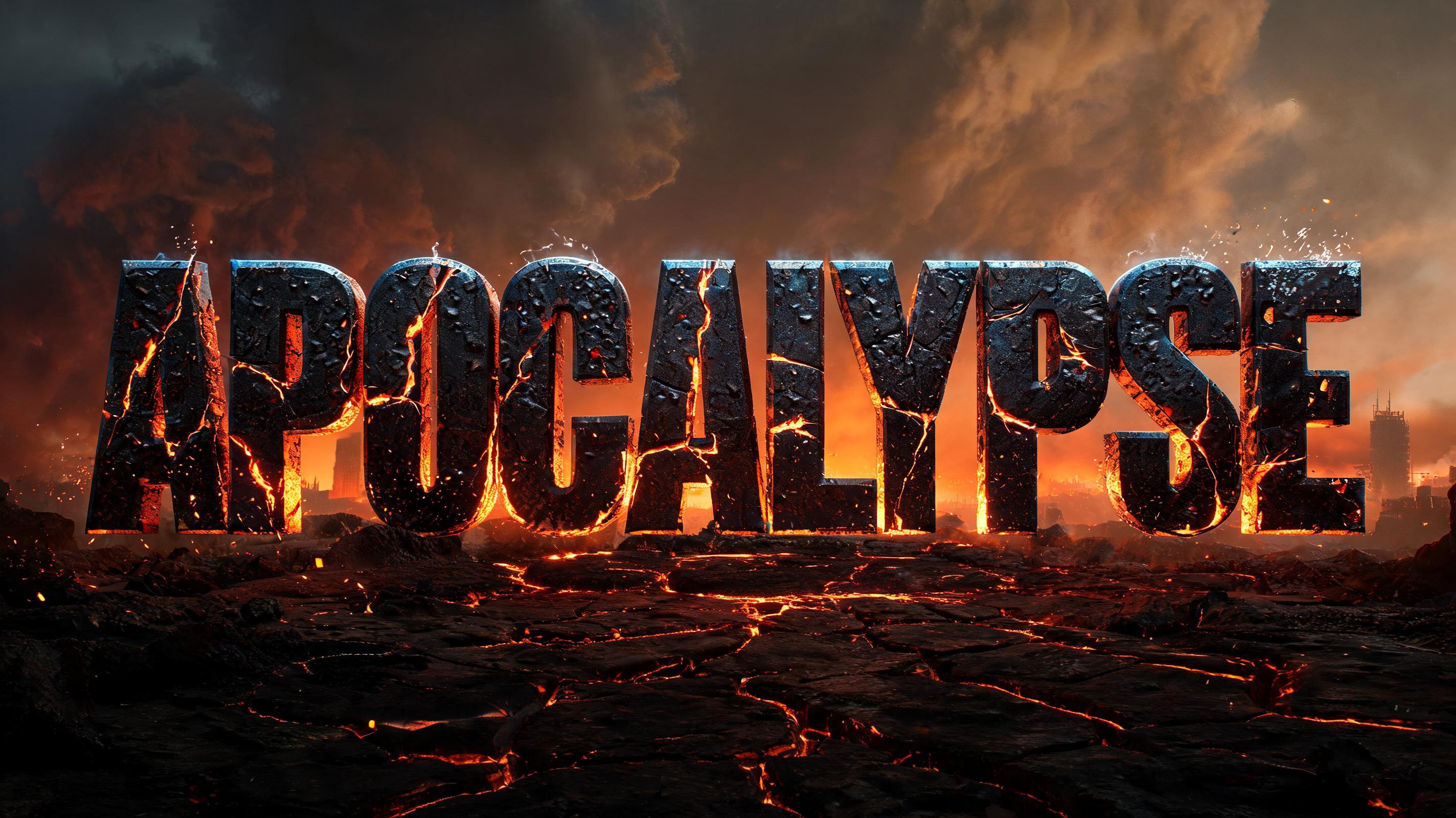 "APOCALYPSE" — Post Apocalyptic | AI Text Effect Generator