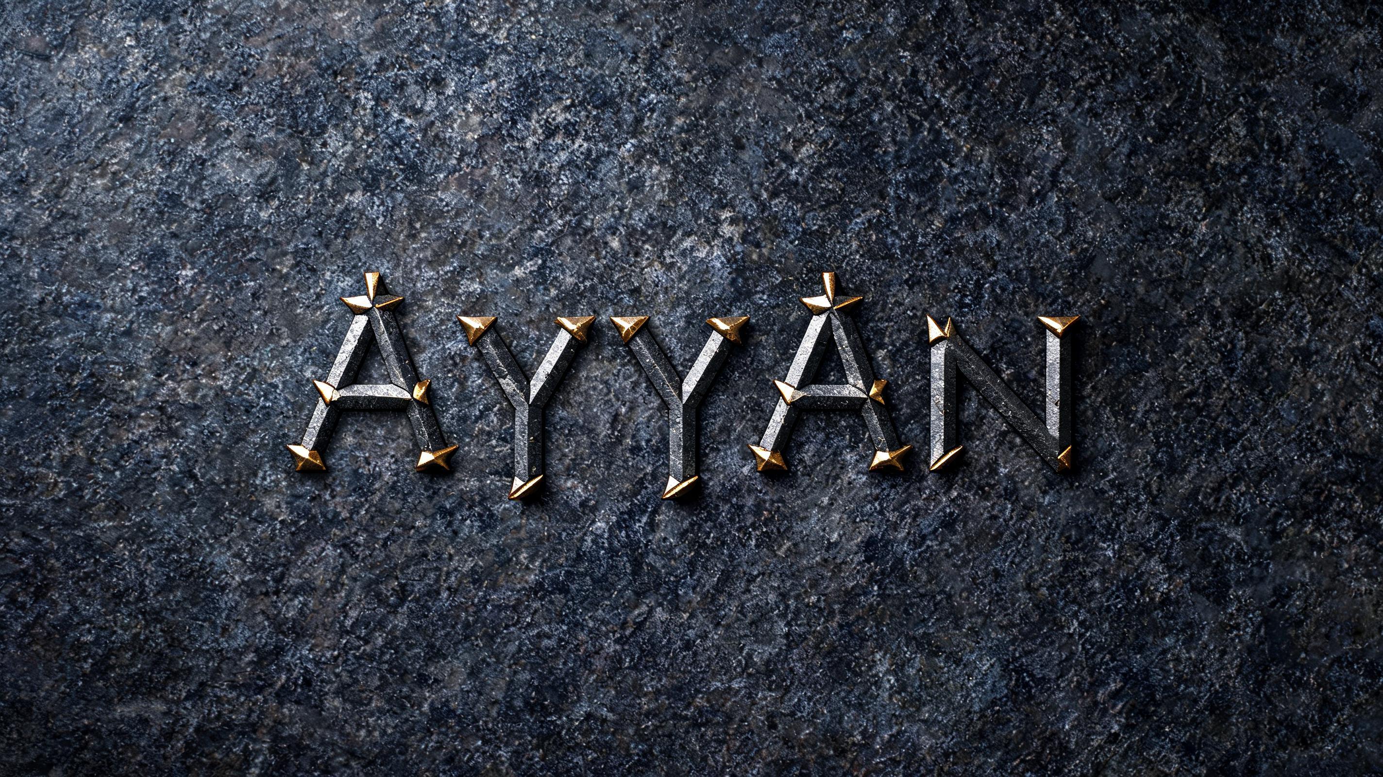 "Ayyan" — Viking Runic | AI Text Effect Generator