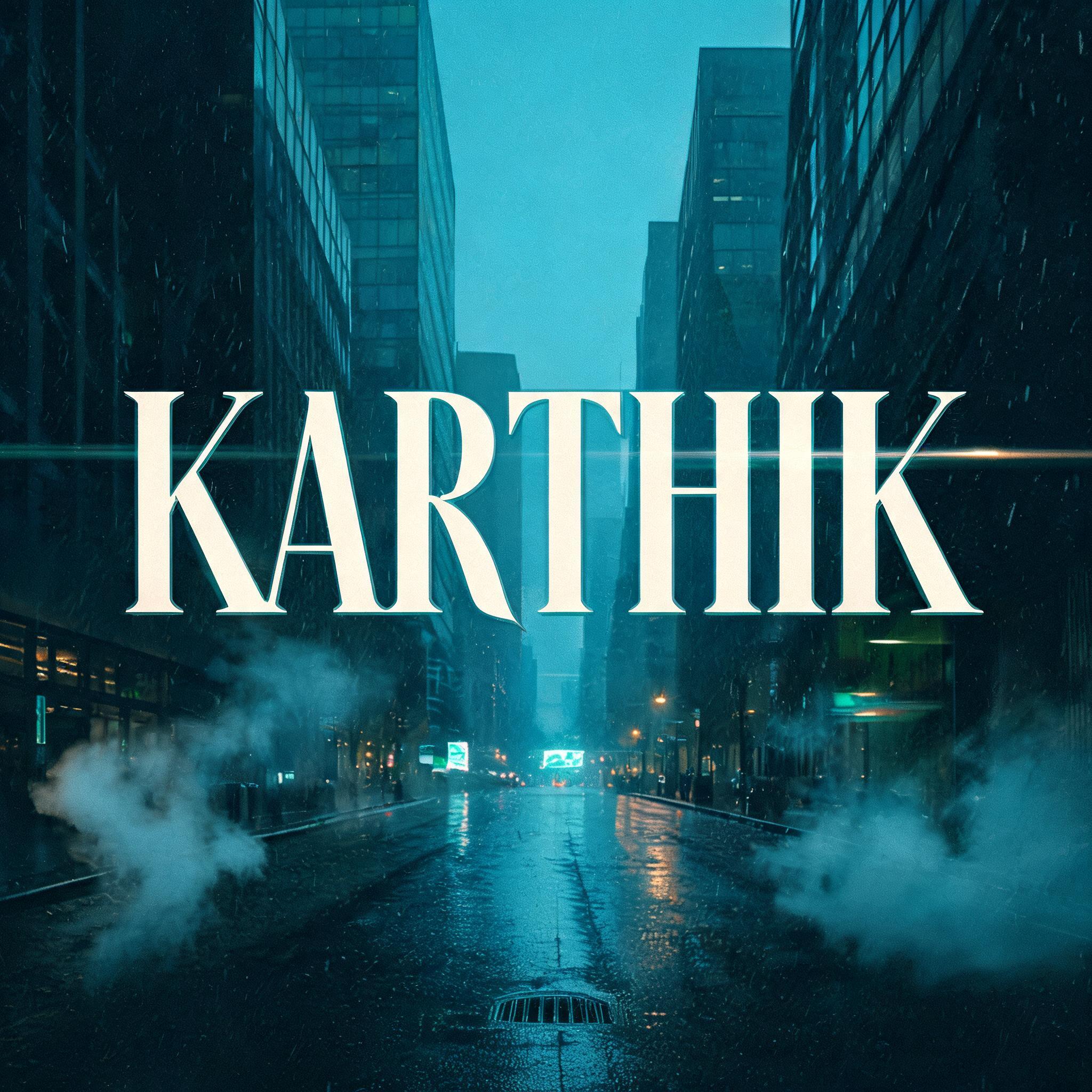 "KARTHIK" — Cinematic Netflix | AI Text Effect Generator