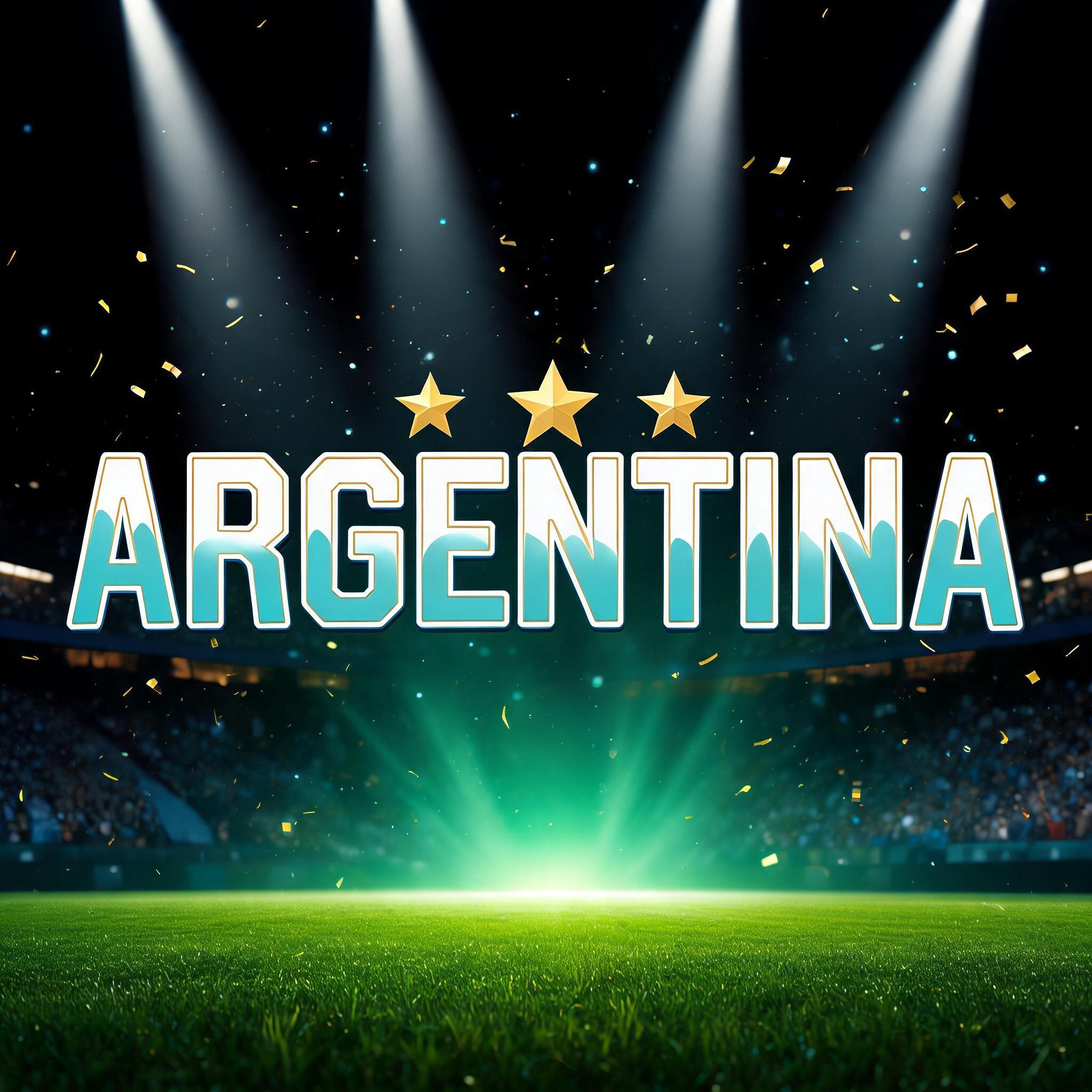 "ARGENTINA" — Sports Football | AI Text Effect Generator