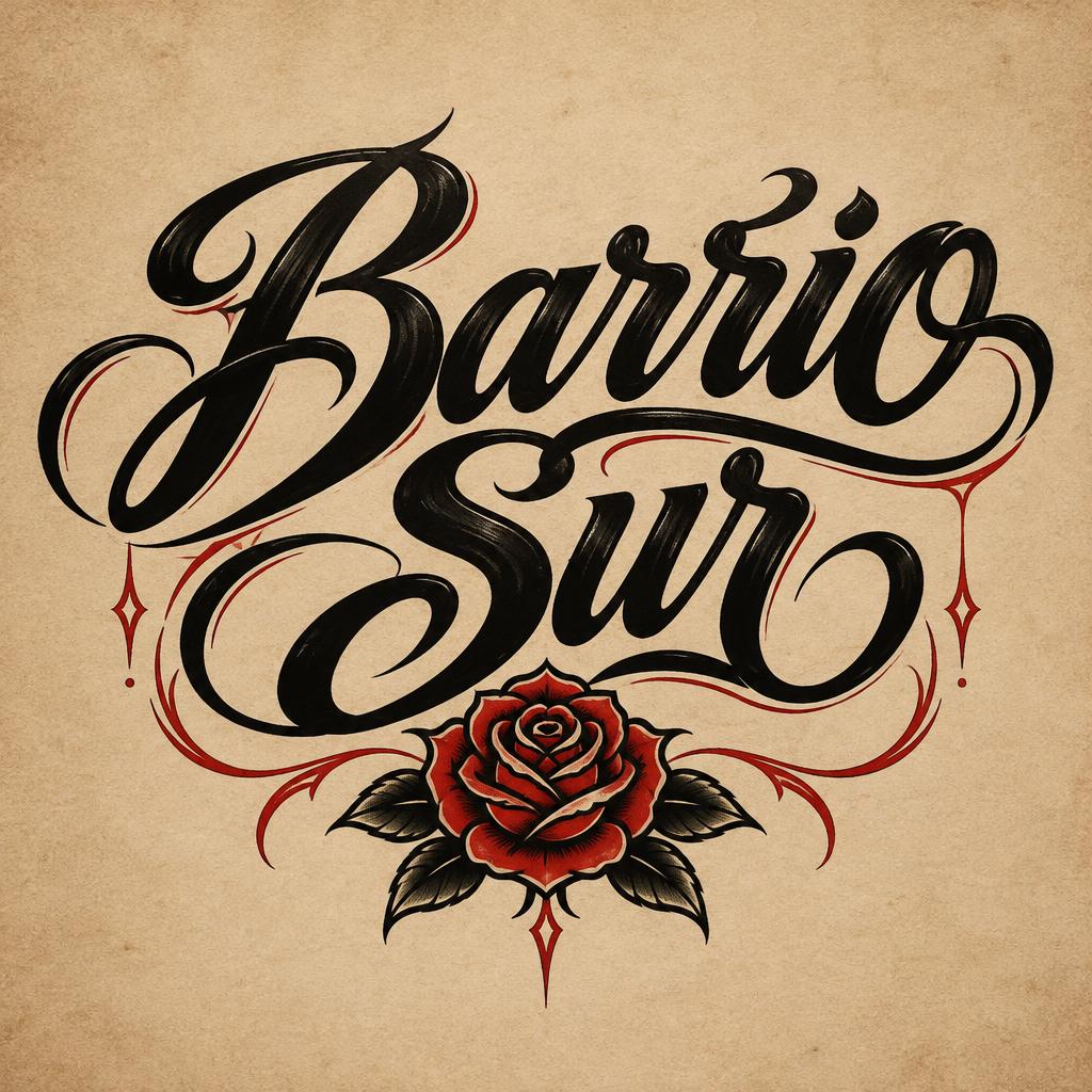 "Barrio Sur" — Chicano | AI Text Effect Generator
