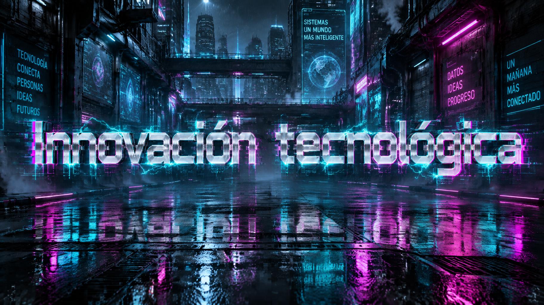 "Innovación tecnológica" — Cyberpunk | AI Text Effect Generator