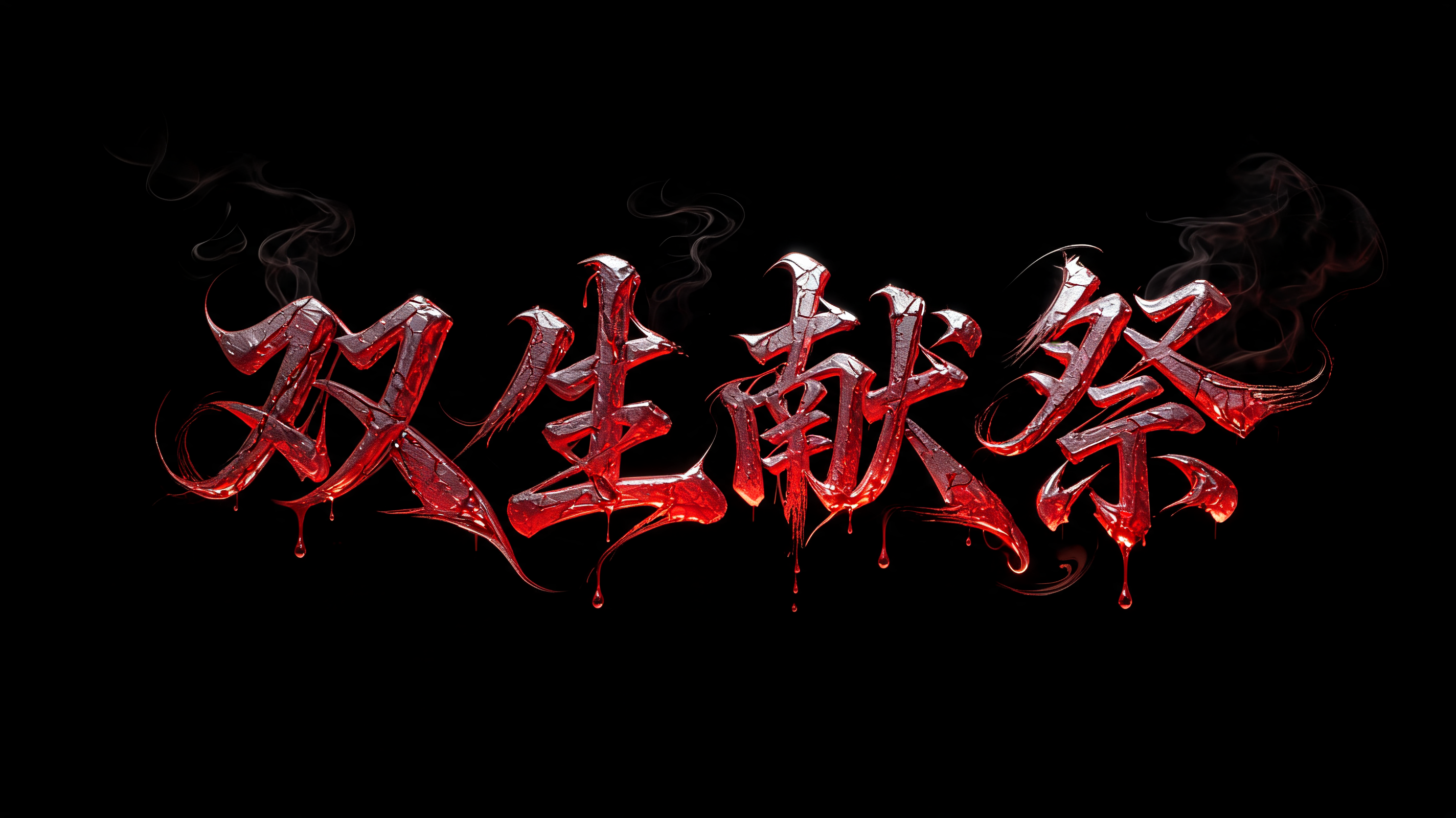 "双生献祭" — Horror | AI Text Effect Generator