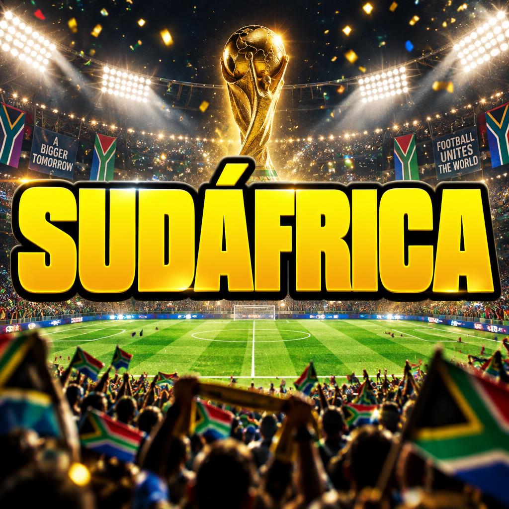 "SUDÁFRICA" — Sports Football | AI Text Effect Generator