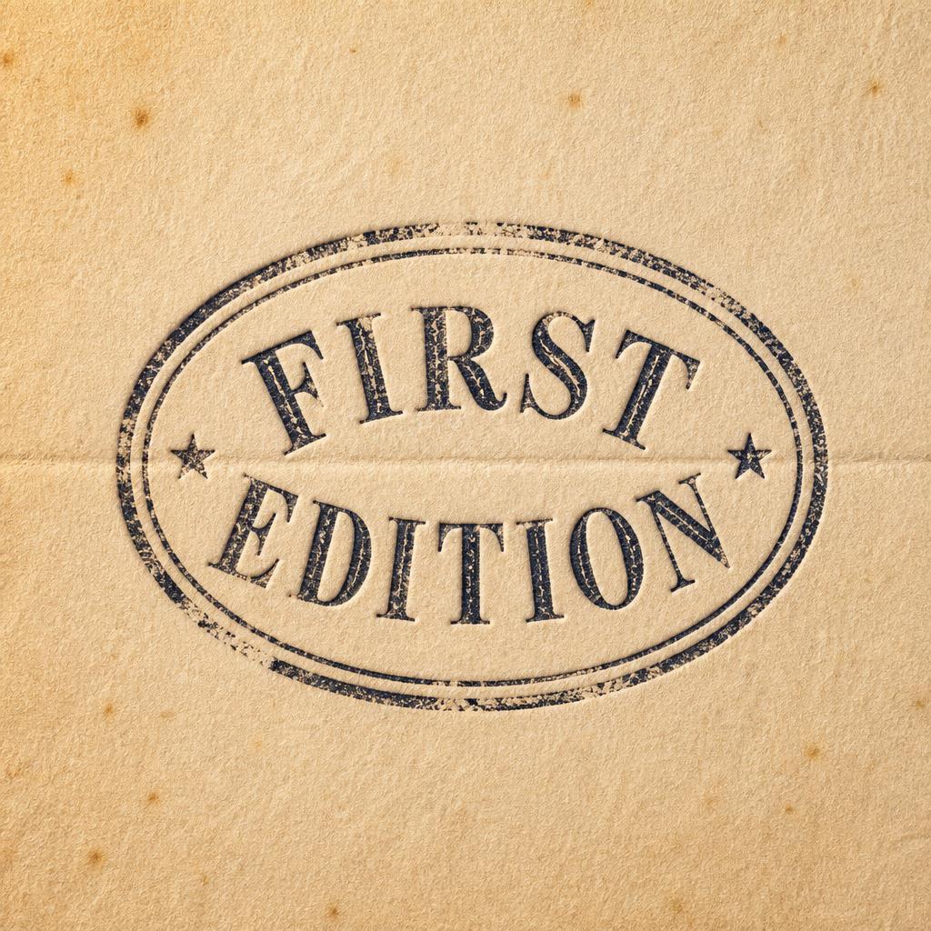 "FIRST
EDITION" — Vintage | AI Text Effect Generator