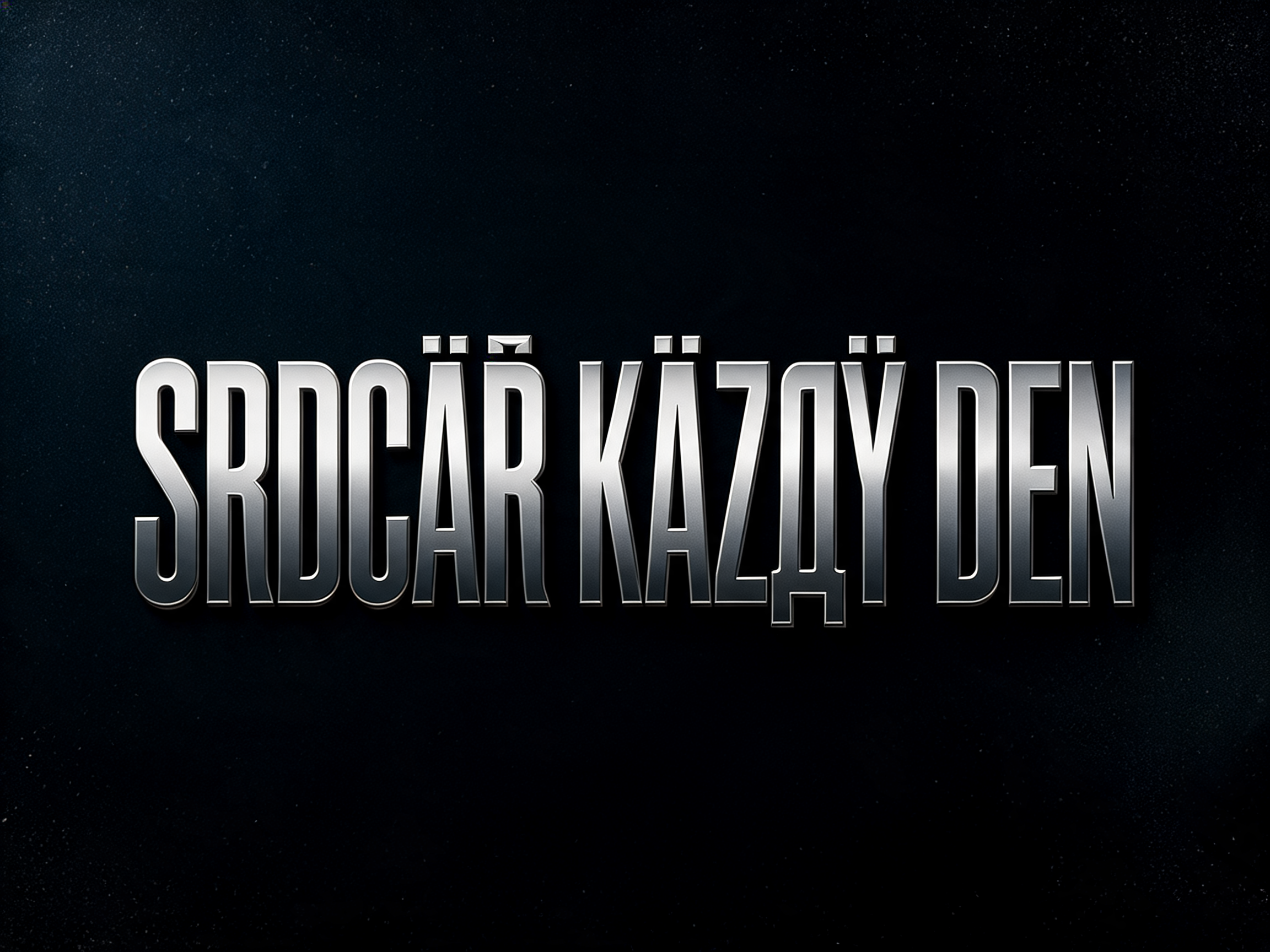 "SRDCAŘ KAŽDÝ DEN" — Cinematic | AI Text Effect Generator