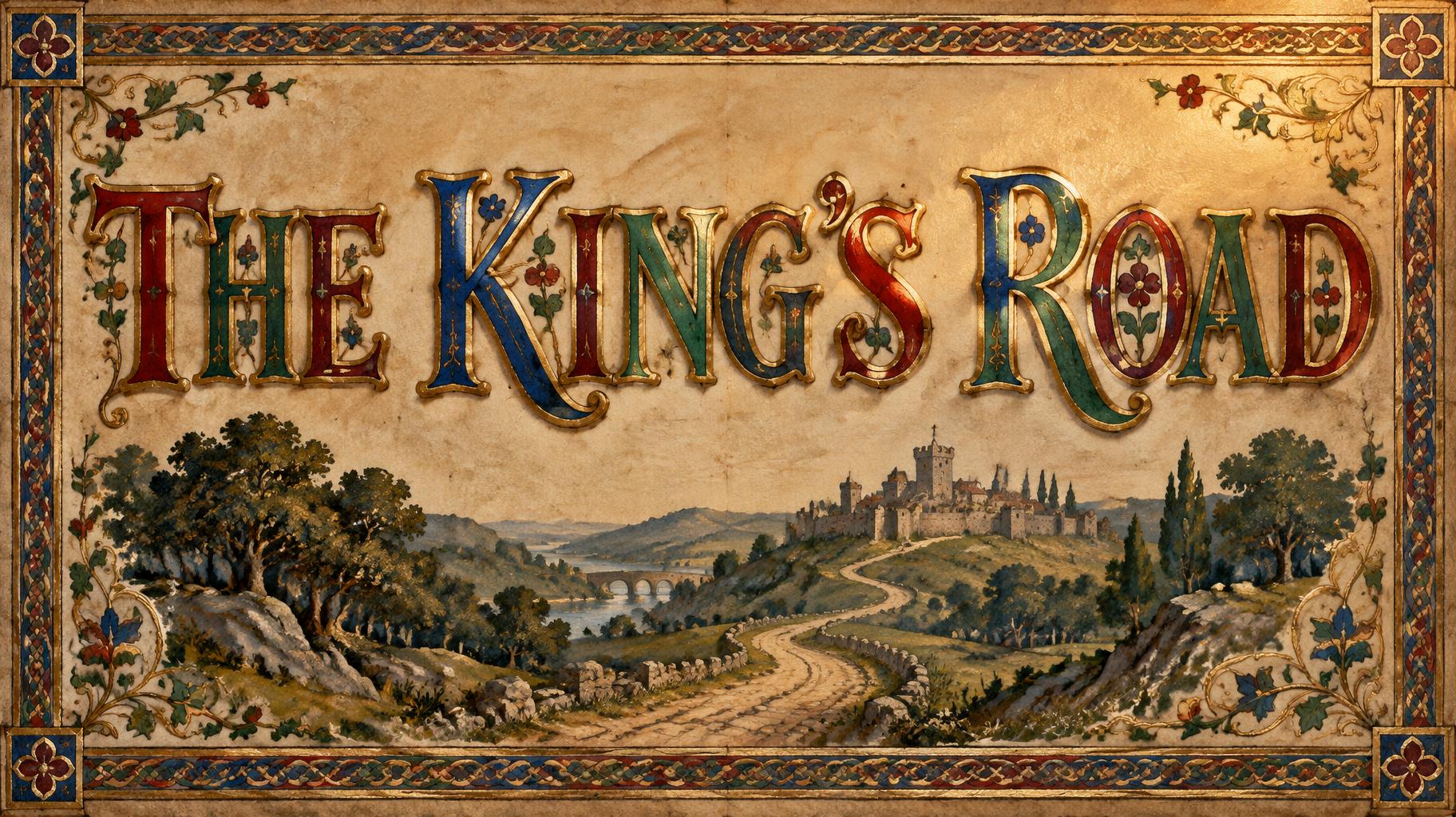 "THE KING'S ROAD" — Medieval | AI Text Effect Generator