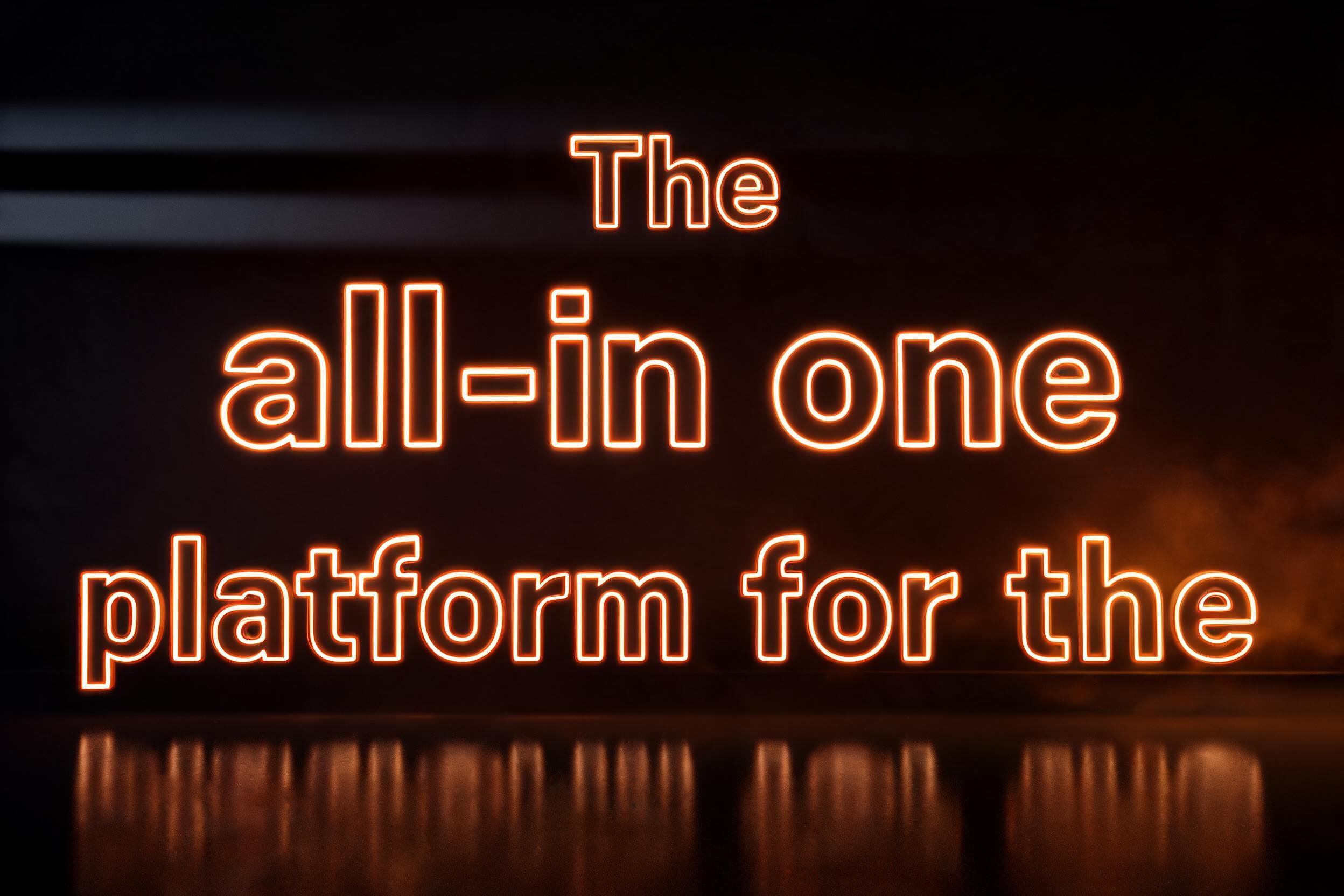 "The all-in  one platform for the

" — Neon Outline | AI Text Effect Generator